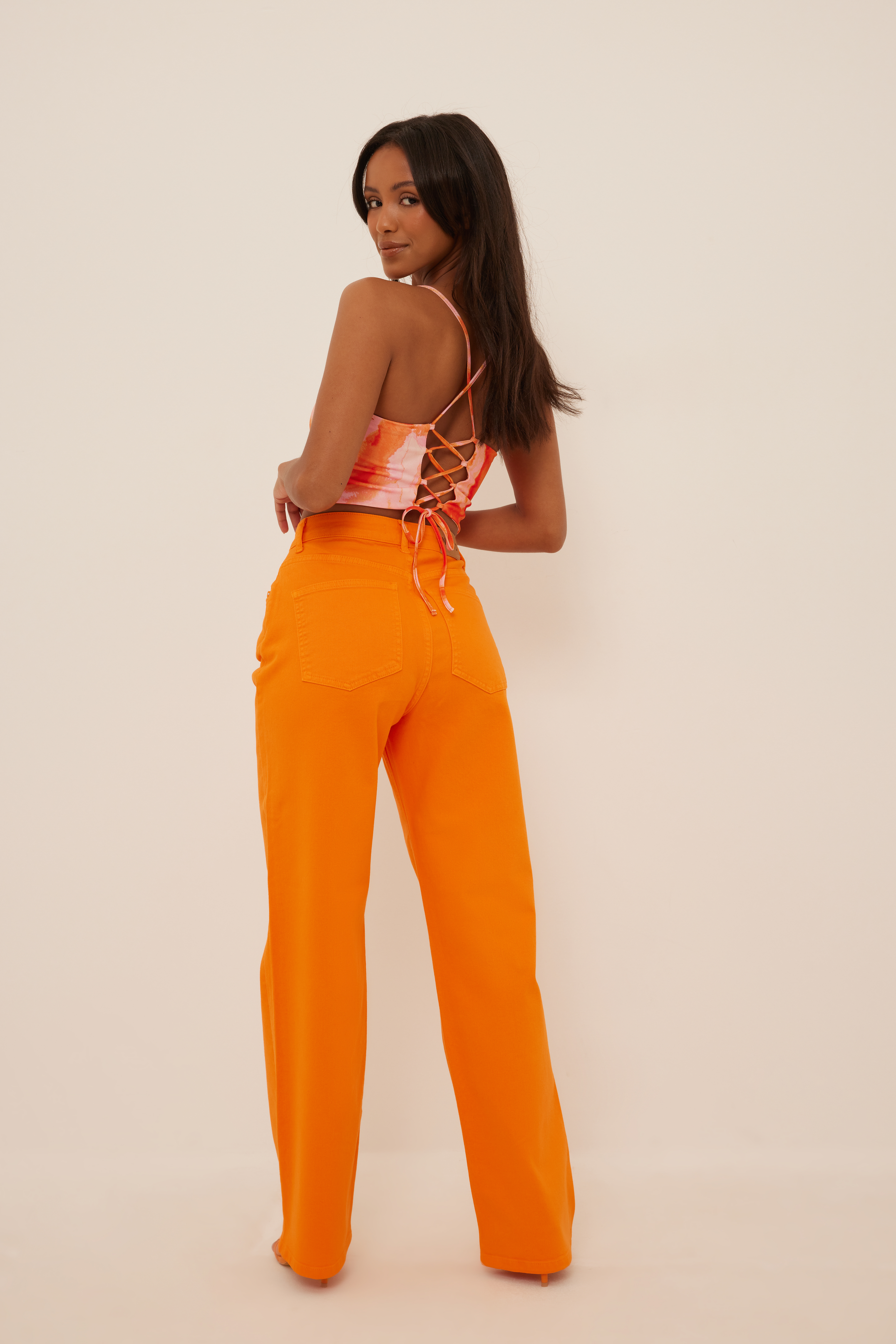 Womens Orange Jeans | na-kd.com