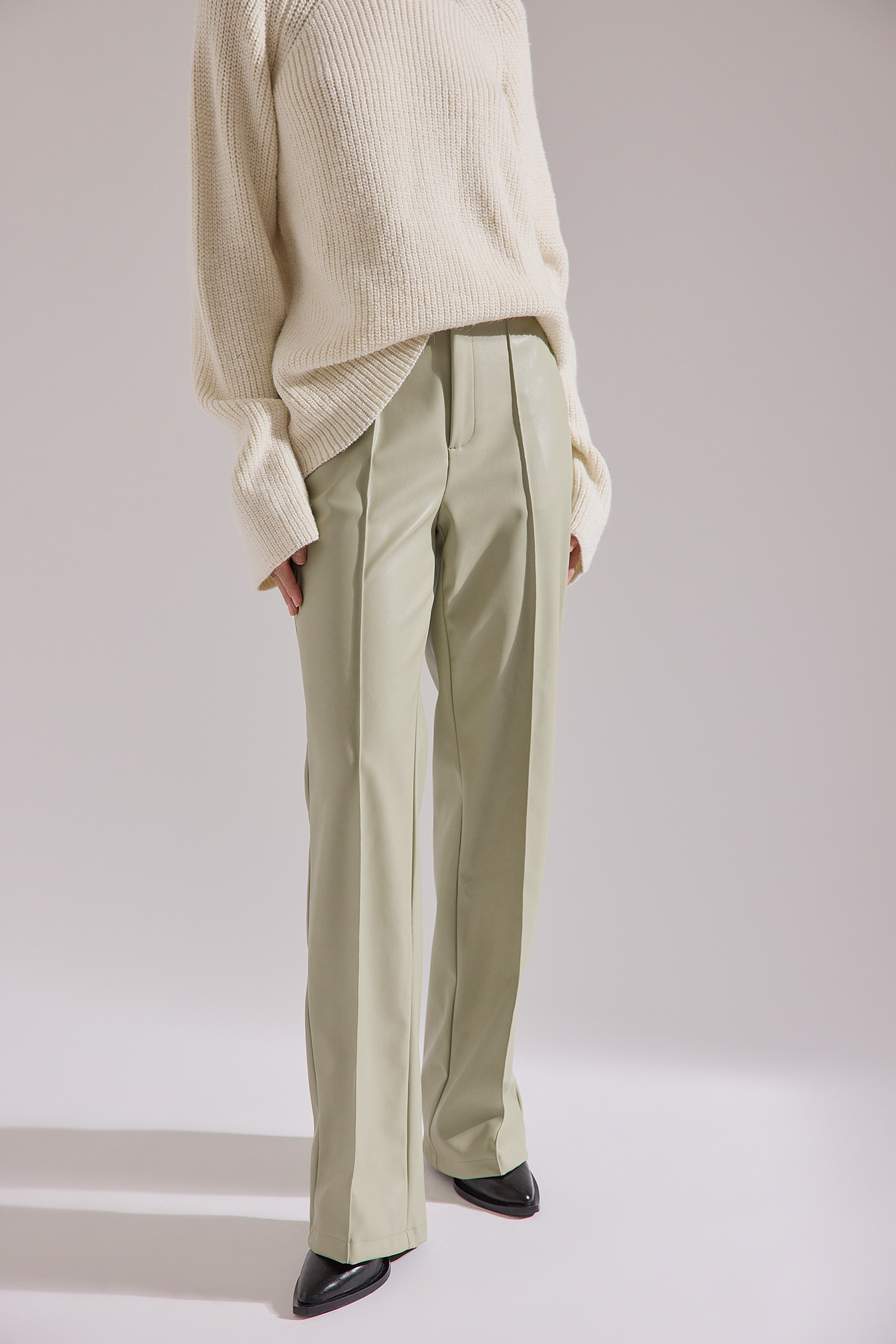 Kelly Green Straight Leg Trouser main image 0