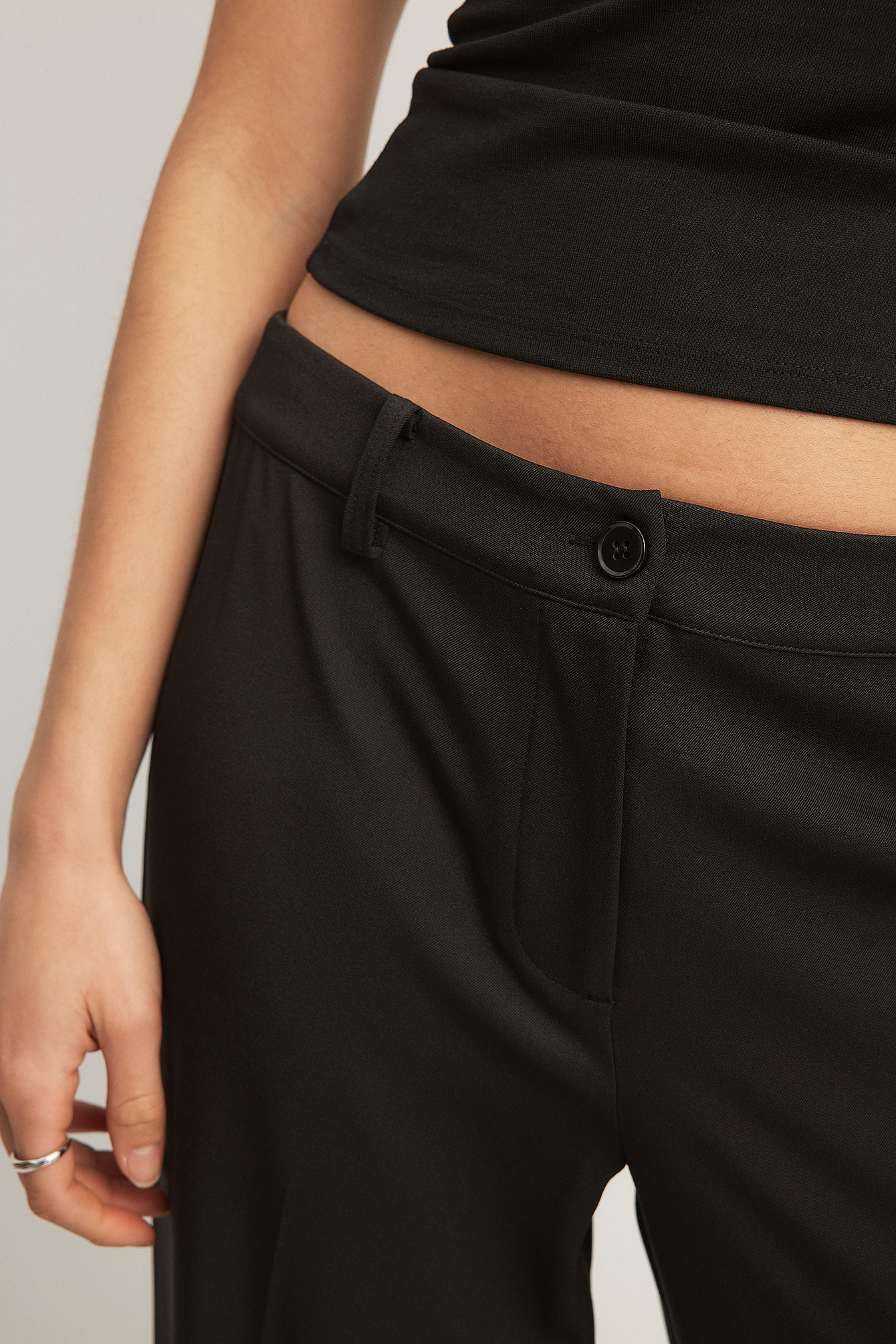 Straight suit trousers