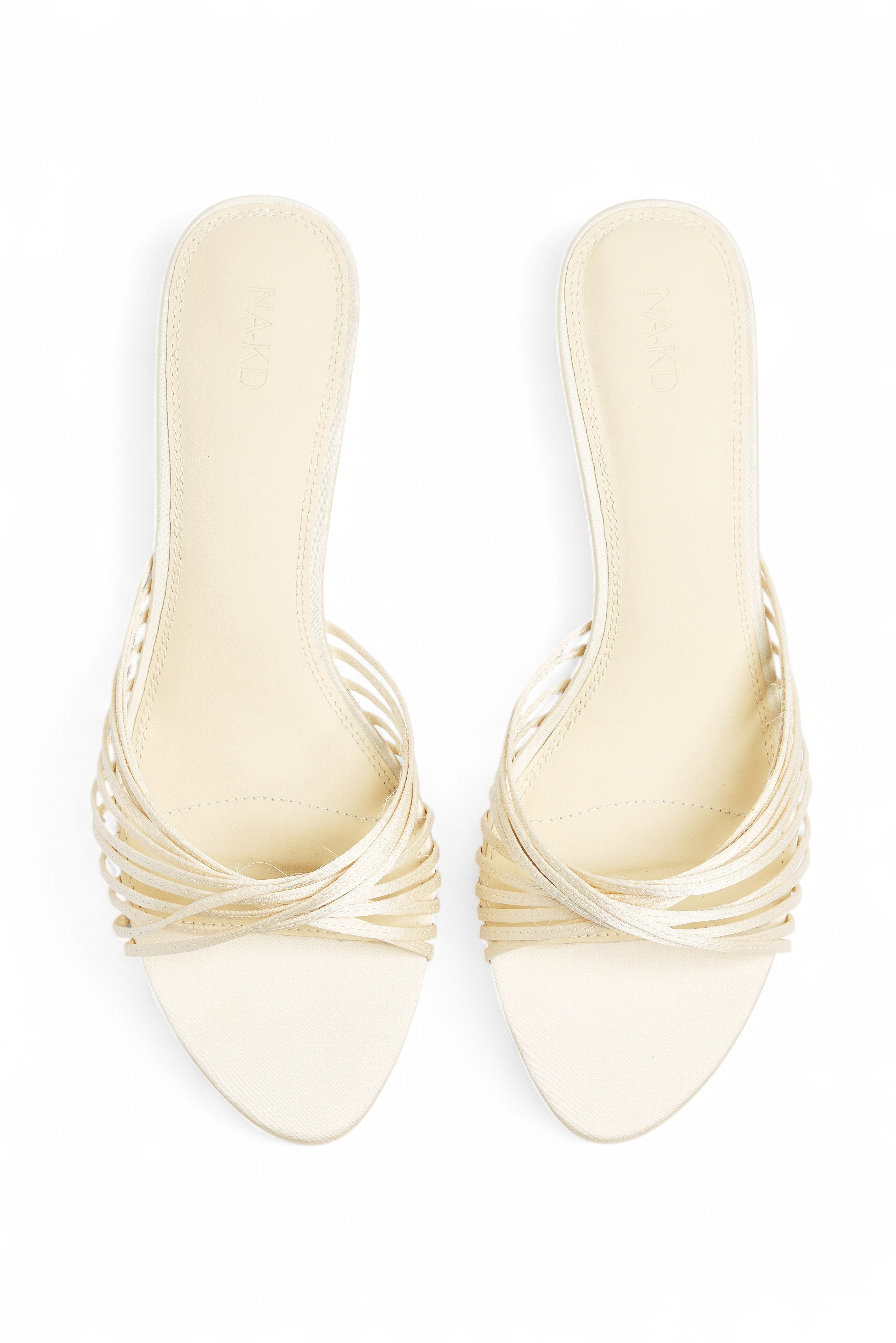 Strappy Mules - Heels - Yellow - EU 36 - NA-KD / NAKD