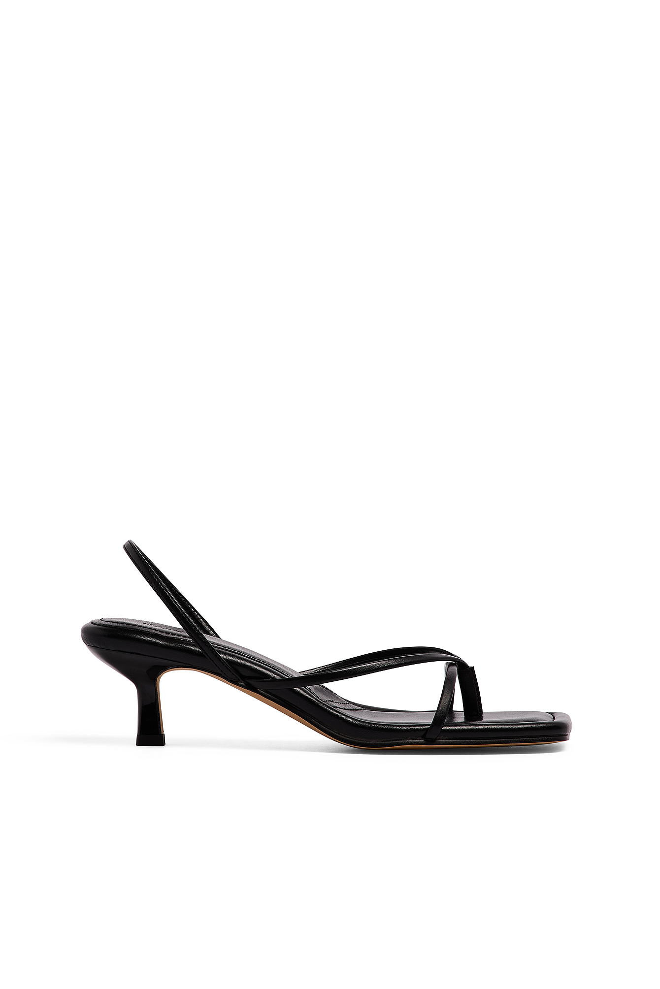 Strappy Low Heel Sandals Black NA-KD