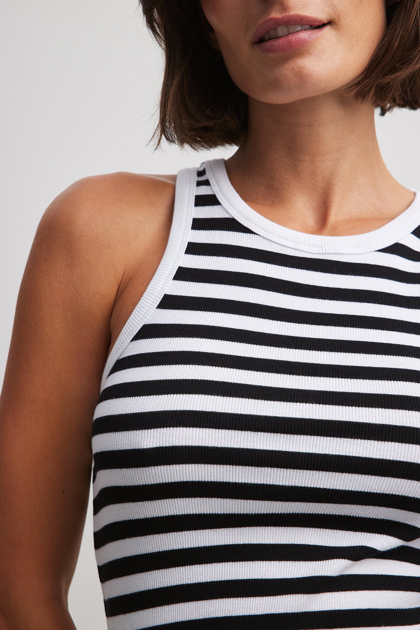Striped Ribbed Tank Stripe | NA-KD