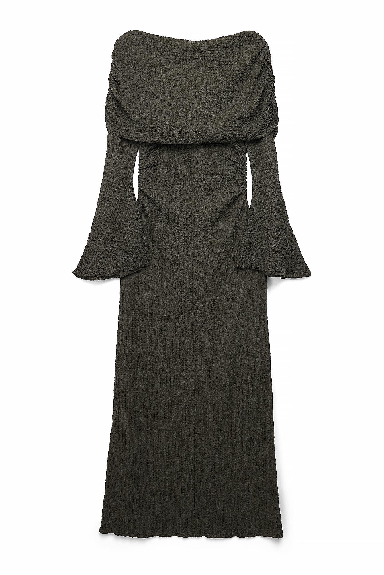 Womens Green Long Sleeve Maxi Dresses | NA-KD