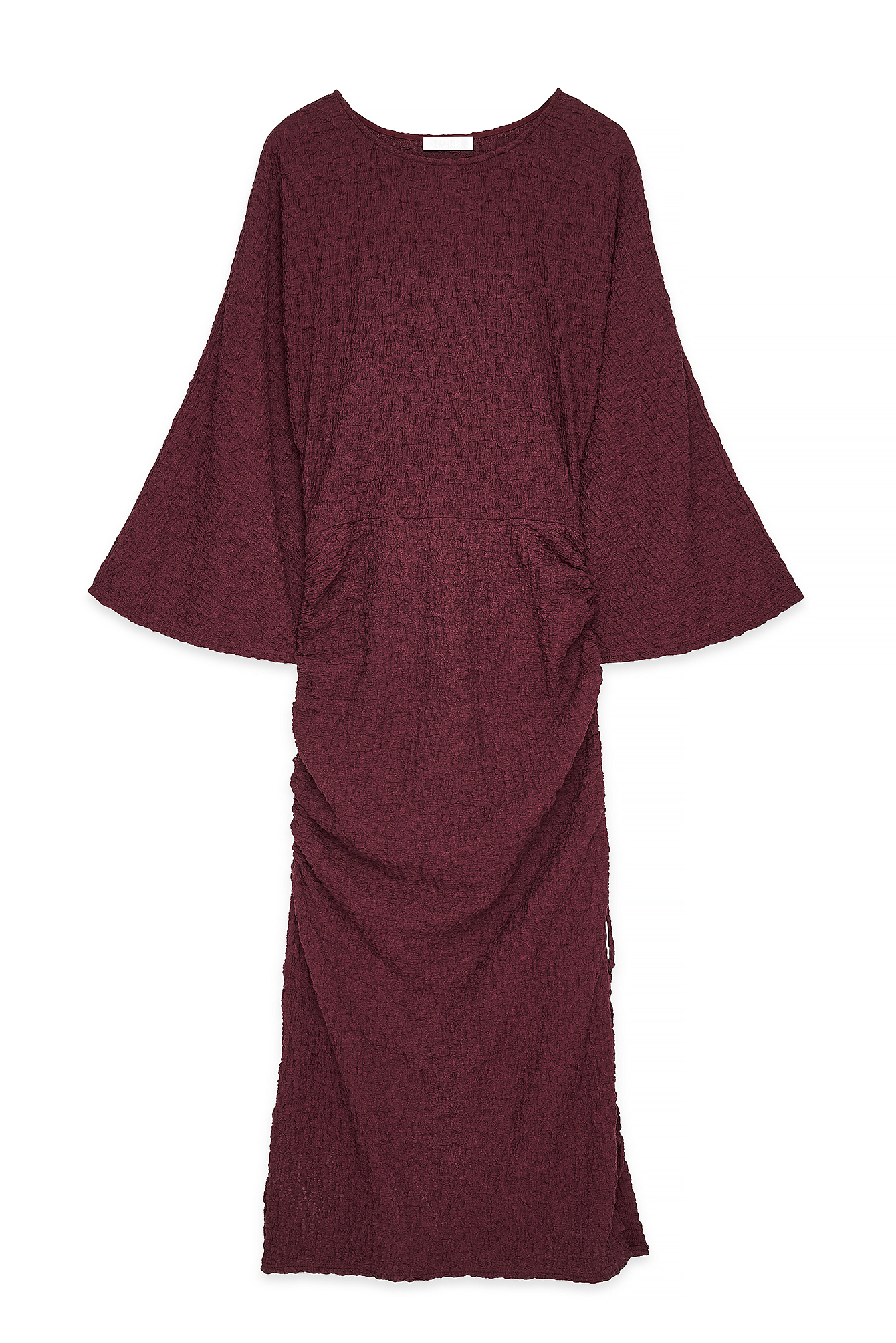 Balloon Sleeve Open Back Maxi Dress Multicolor | NA-KD