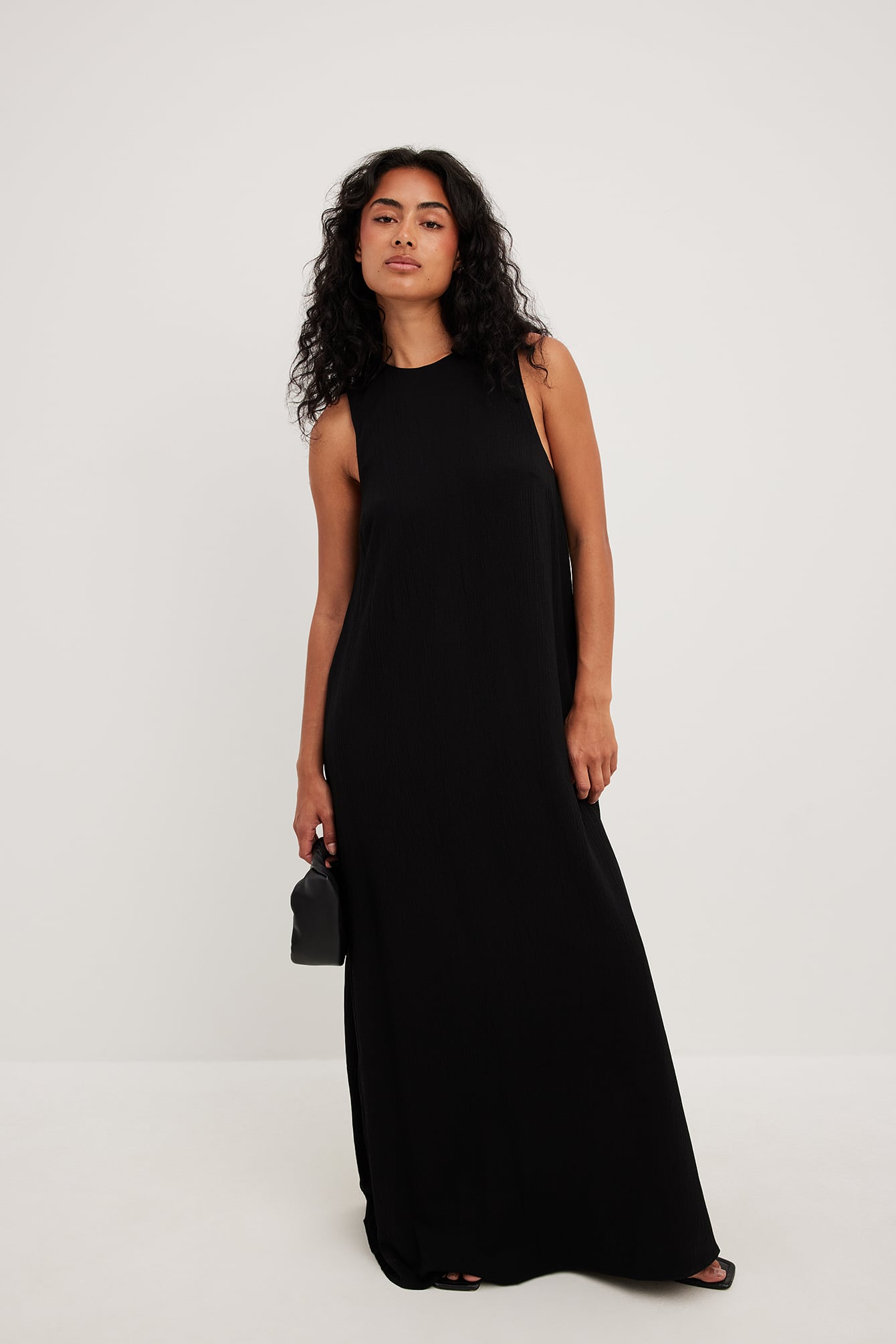 Structured Maxi Dress Black | NA-KD Structured Maxi Dress Black | NA-KD