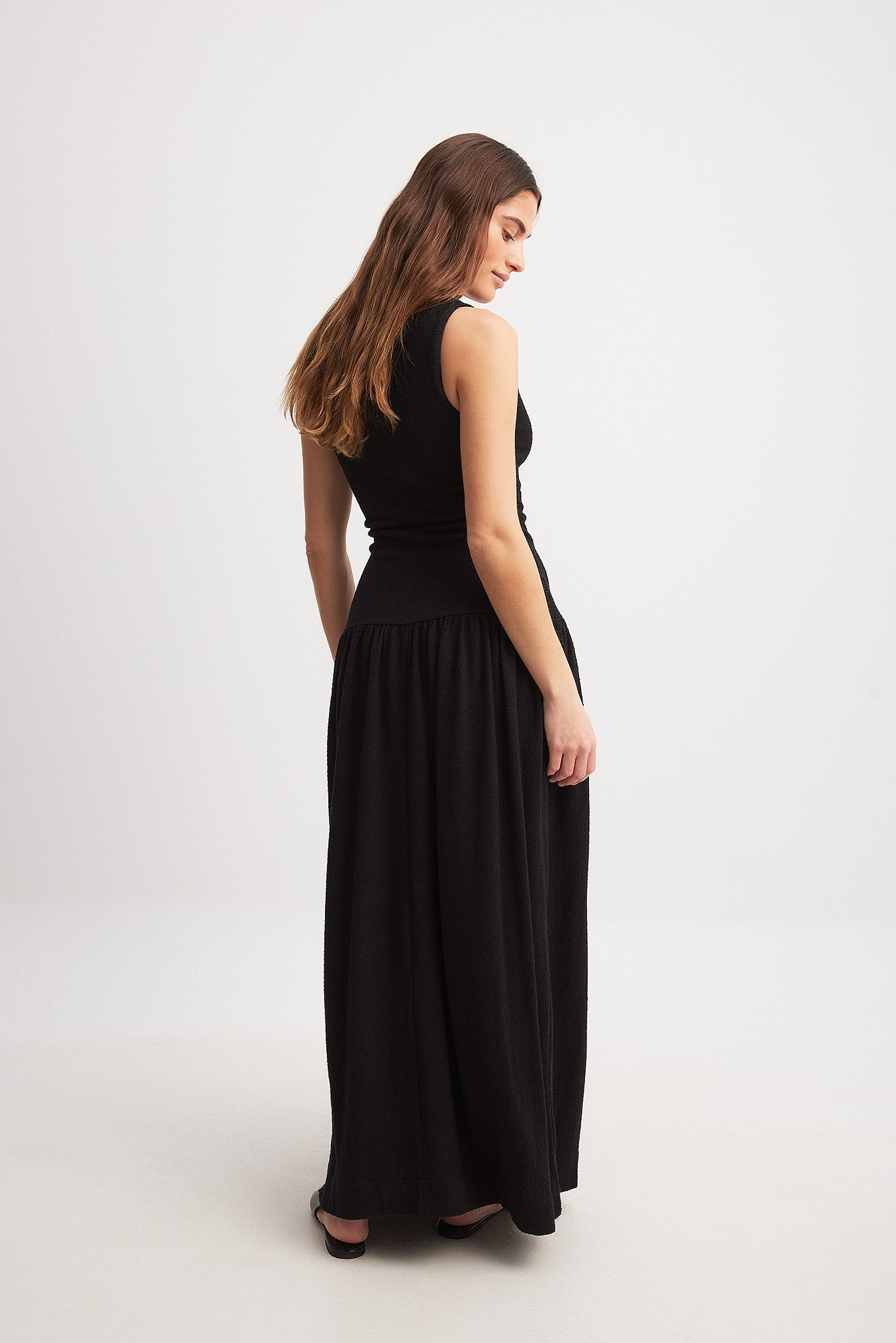 black dress handbags BERNADETTE | Black COLETTE LONG DRESS main image 1