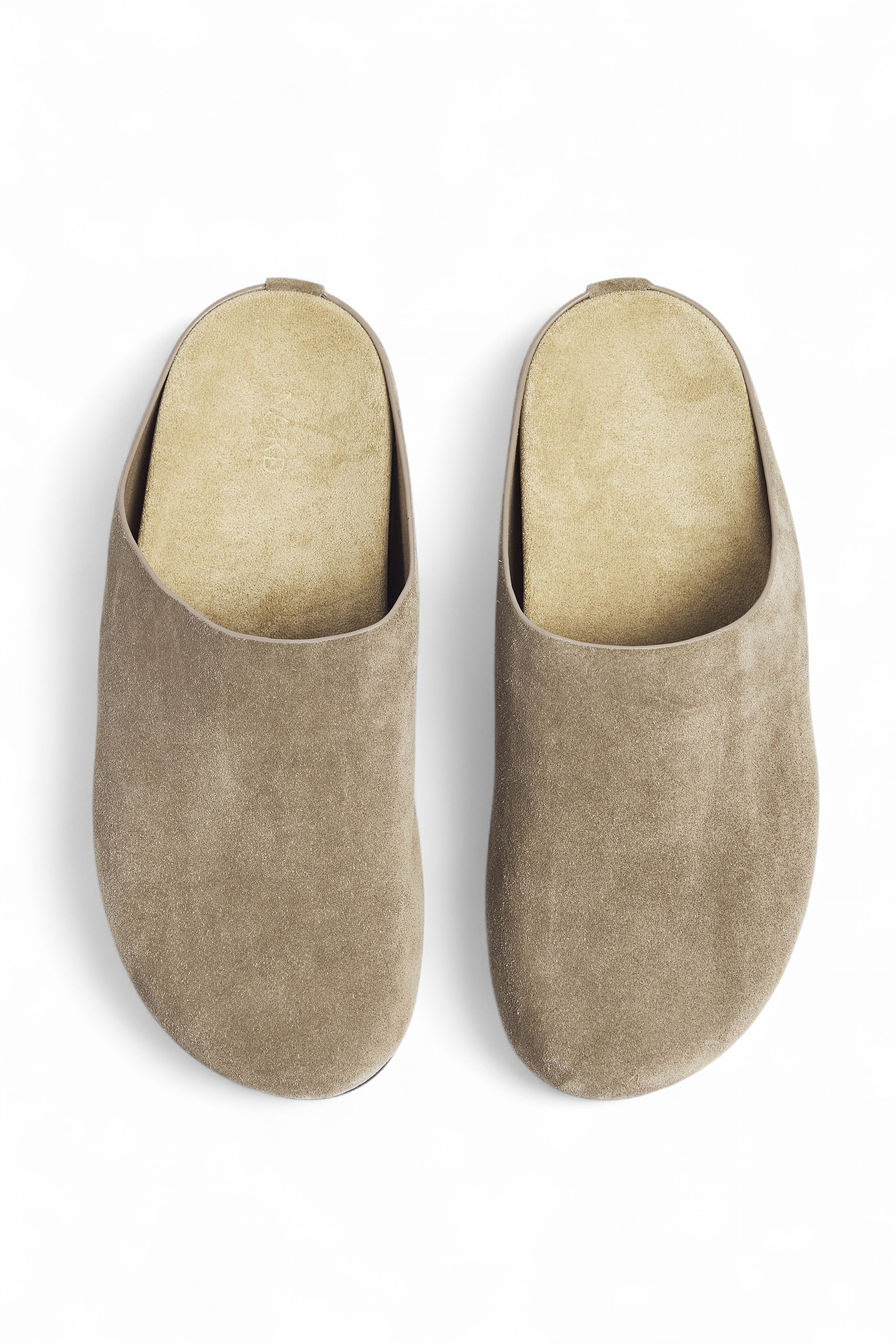 Premium Selection Suede Slip Ons - Taupe