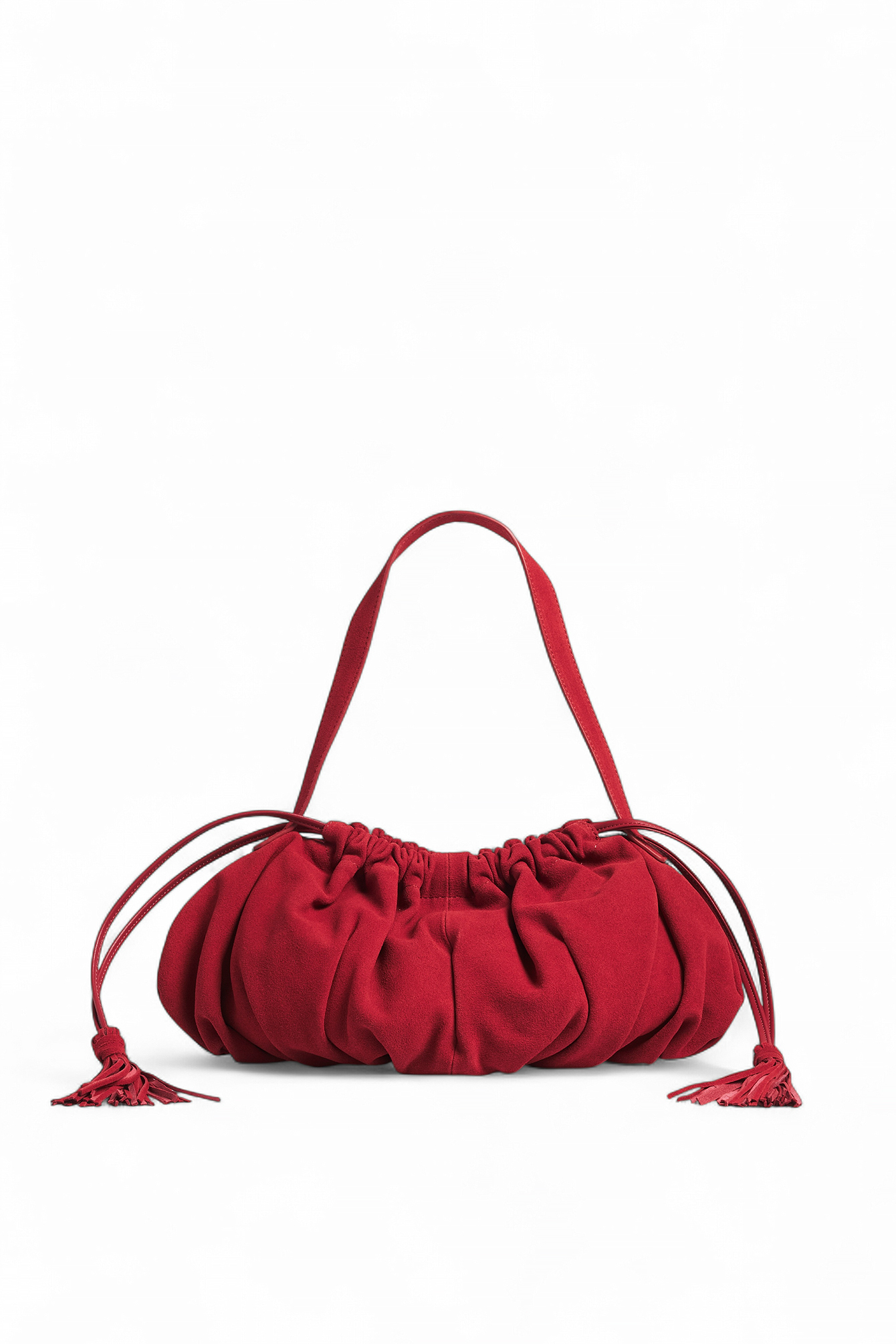 Pelin x NA-KD Suède tas - Tassen - Rood - One Size - NA-KD / NAKD