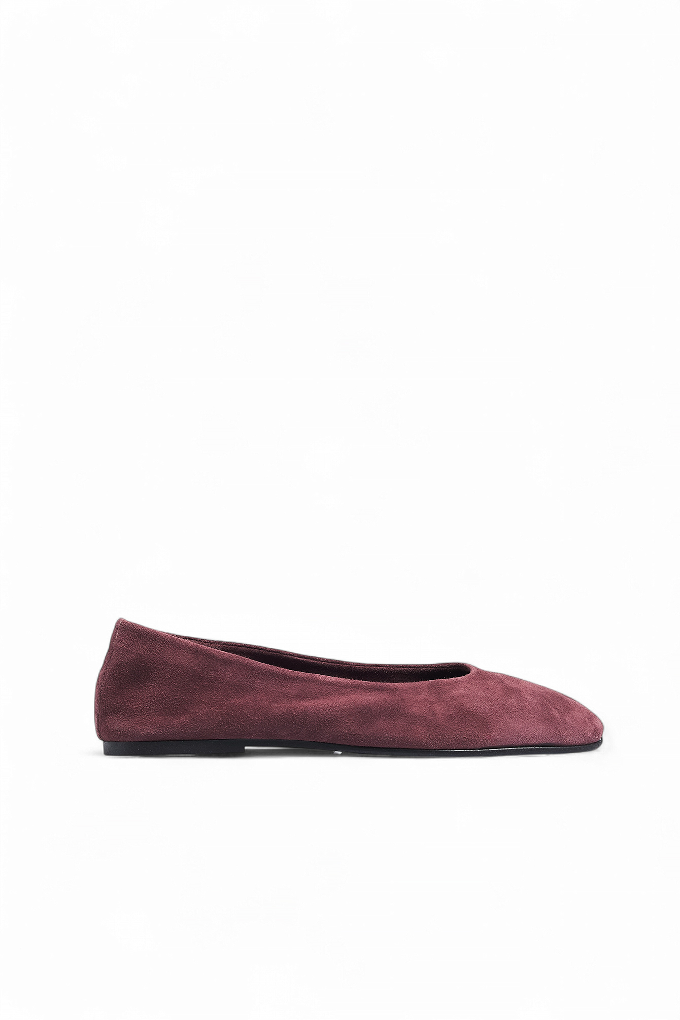Premium Selection Suède ballerina's - Platte Schoenen - Bordeauxrood - EU 36 - NA-KD / NAKD
