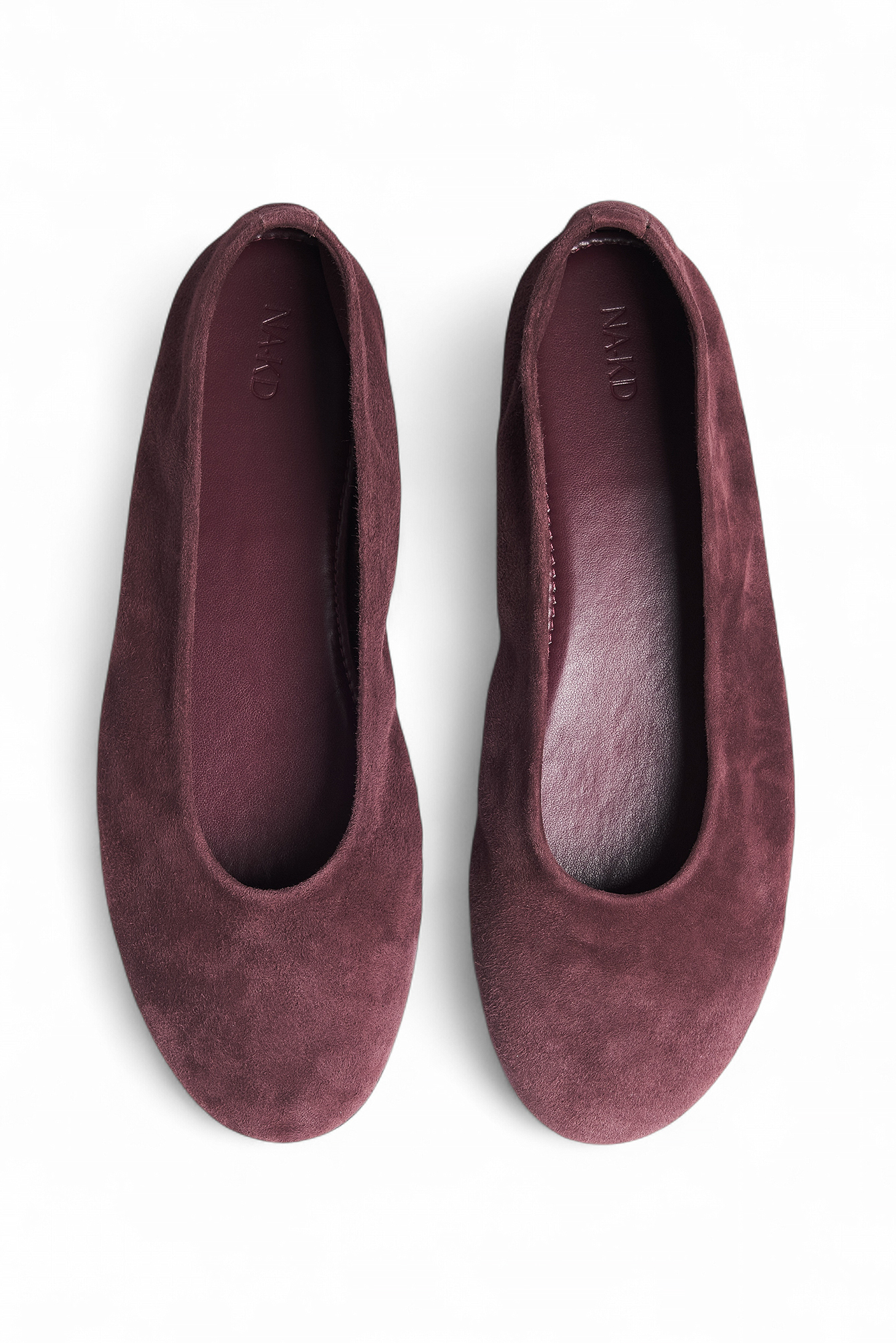 Burgundy Ballerinasko i mocka
