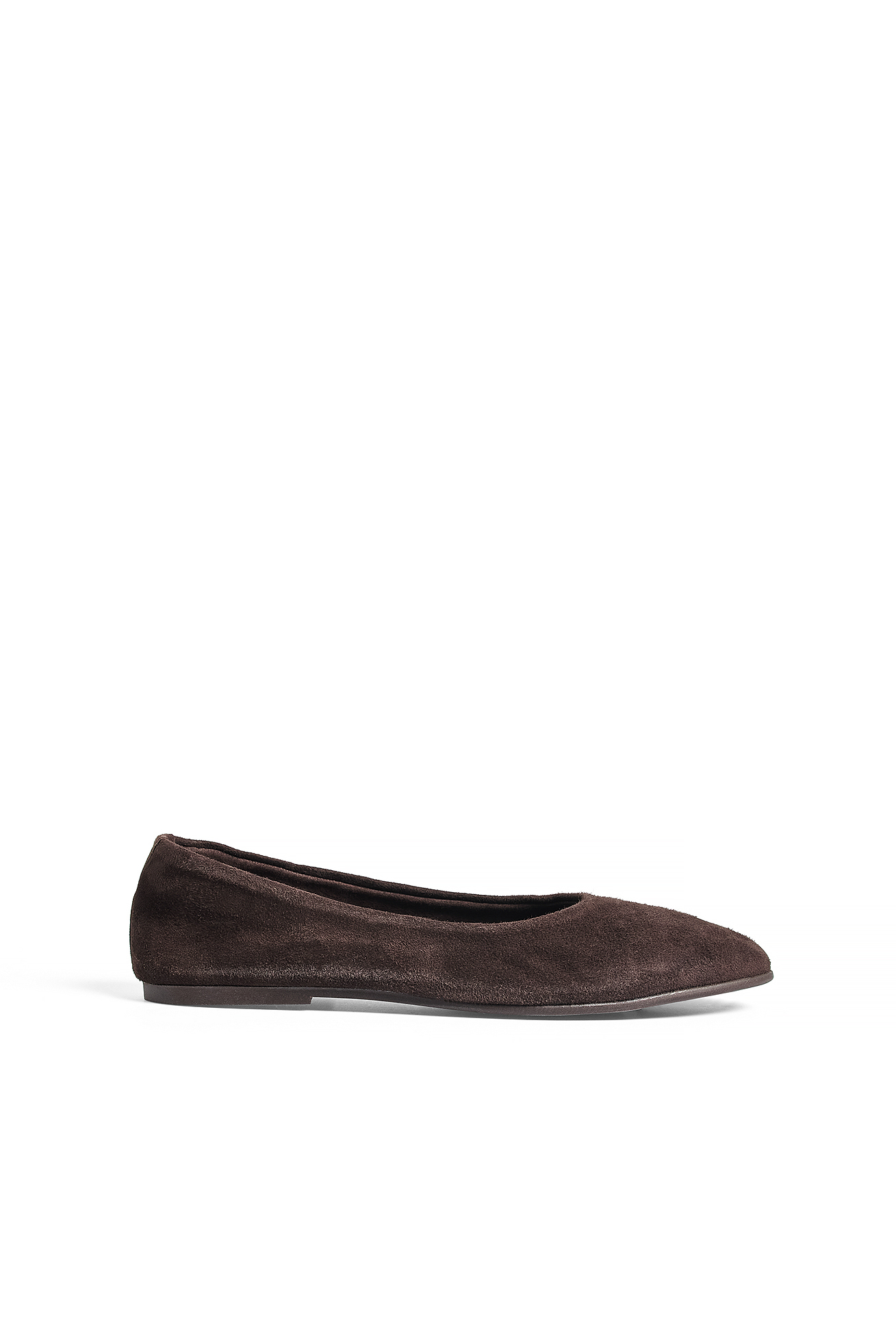Premium Selection Suède ballerina's - Platte Schoenen - Bruin - EU 41 - NA-KD / NAKD