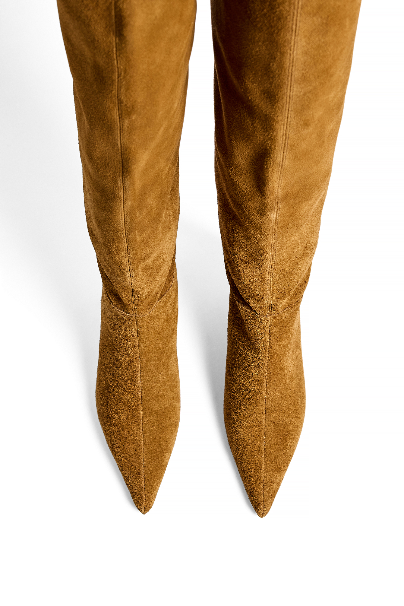 Premium Selection Suede Kitten Heel Boots - Boots - Beige - EU 40 - NA-KD / NAKD