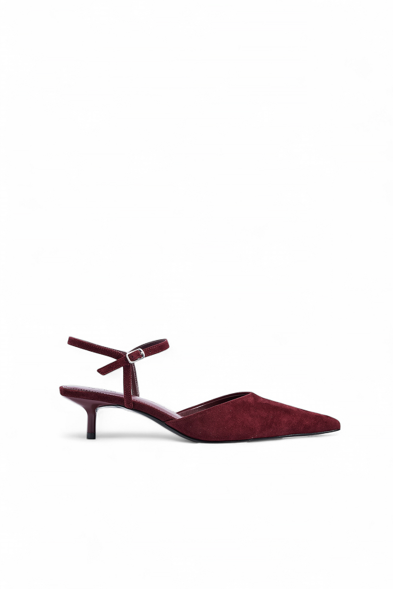Premium Selection Suede Pumps - Leather Shoes - Burgundy - EU 36 - NA-KD / NAKD