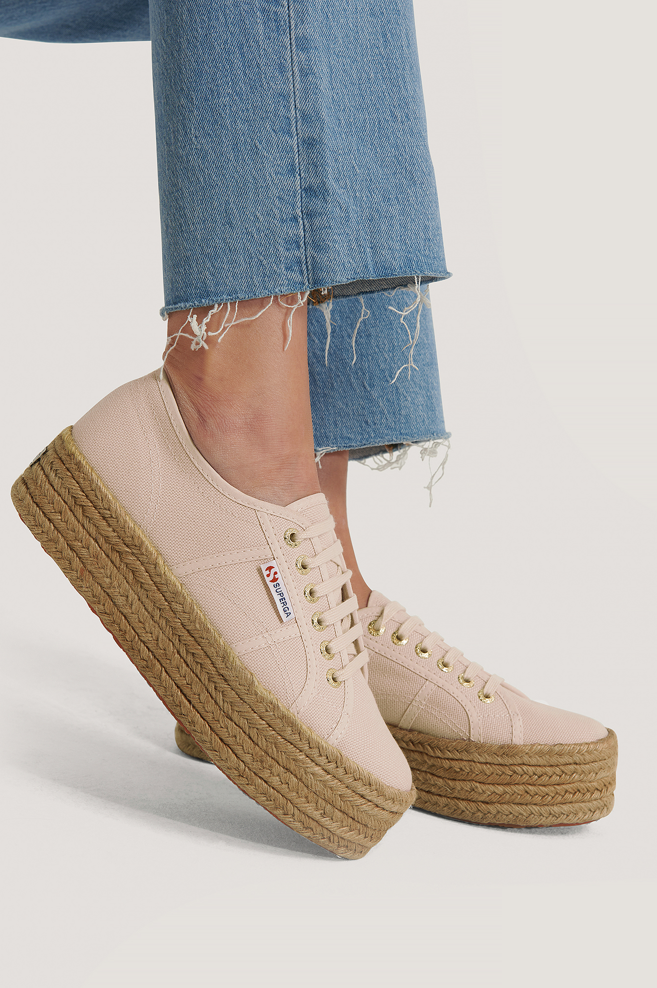 superga straw platform