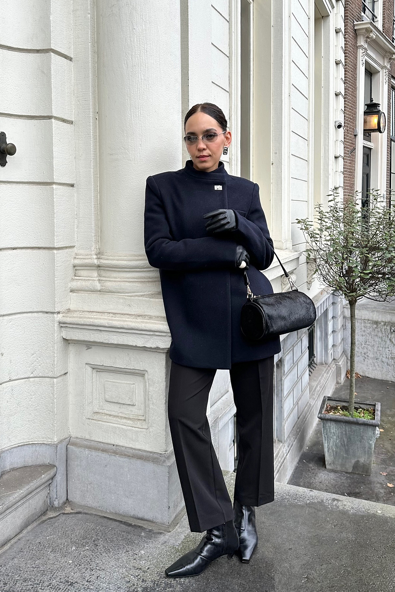 Womens Black High Waisted Trousers | NA-KD