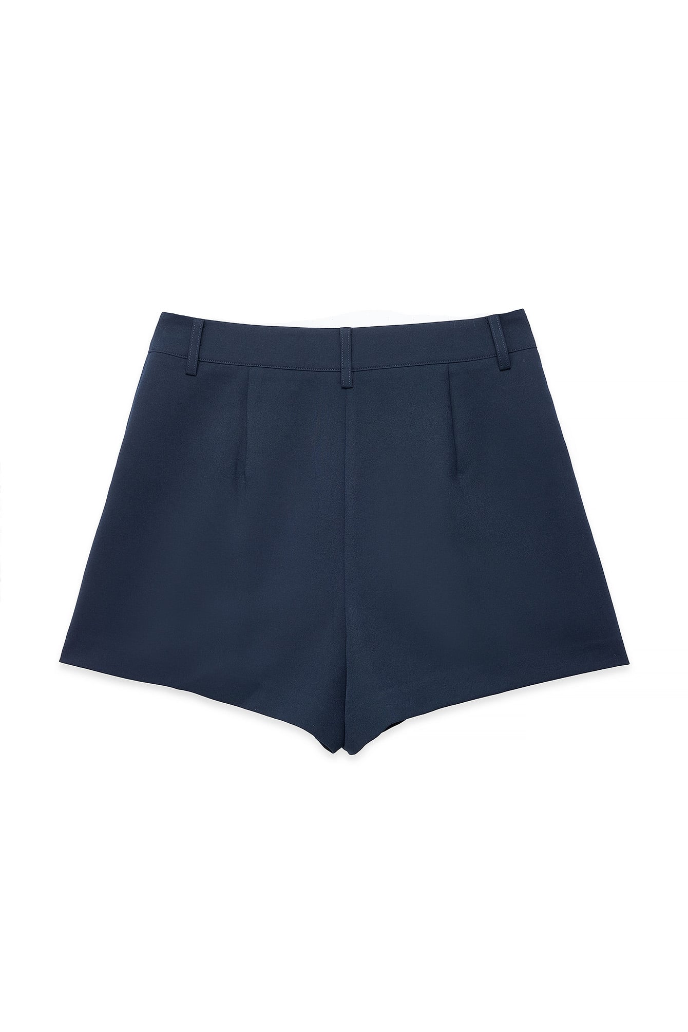 Karlywindow Dames shorts hoge taille paperbag korte broek losse A-lijn zomerbroek met wijde pijpen, grijs, M