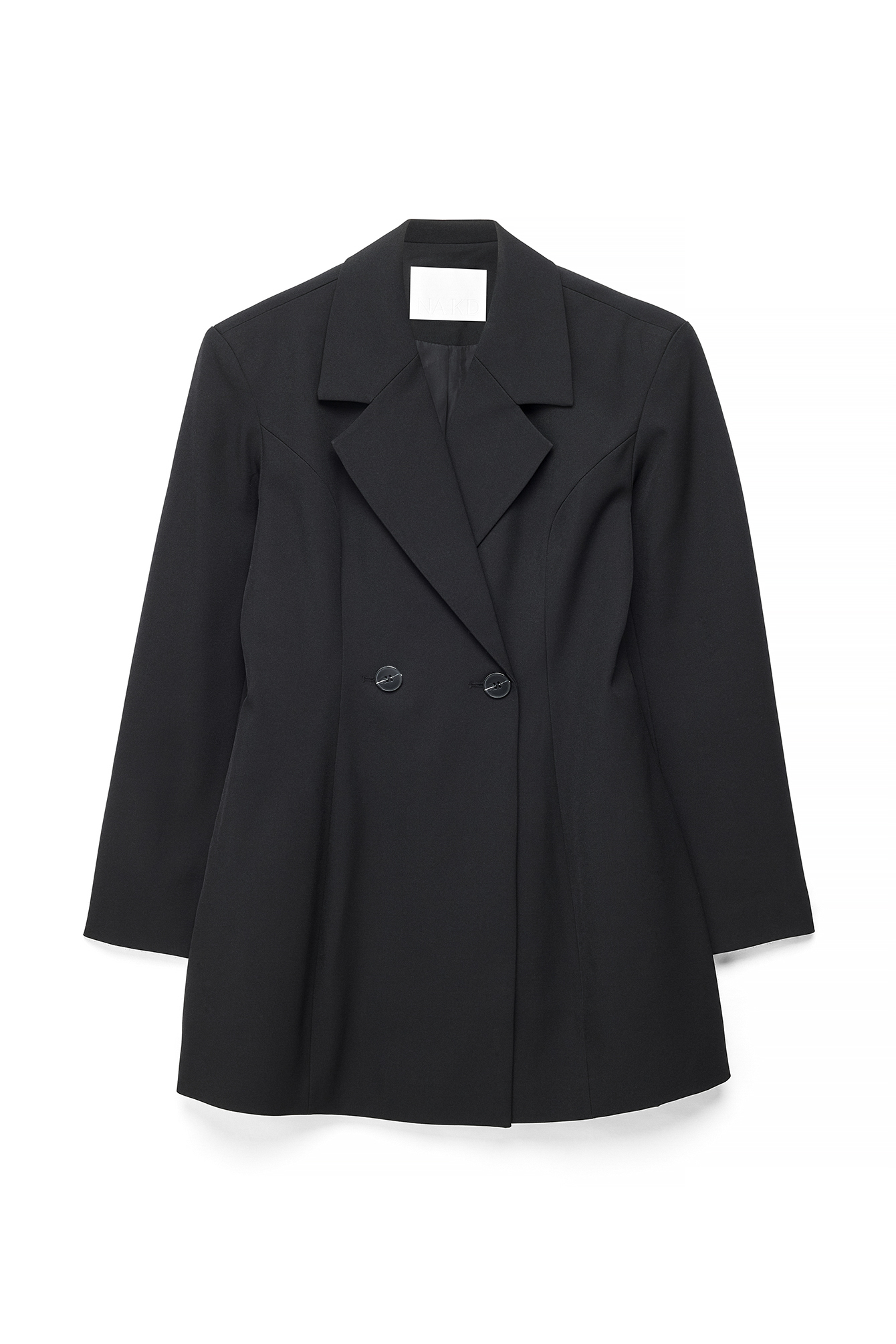 Damen Blazerkleid Im Karierten Karomuster – Eleganter Zweireihiger Anzugmantel Mit Gürtel, Slim Fit, V-Ausschnitt, Perfekt Für Winter Und Business
