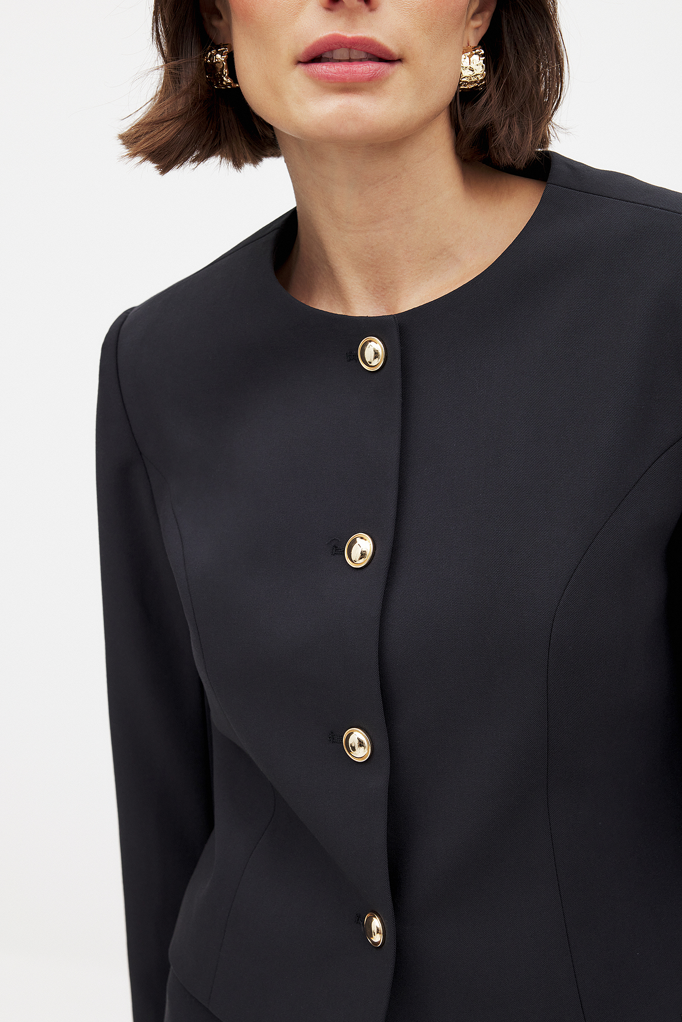 Tailored Jacket in Black Print - 3441107