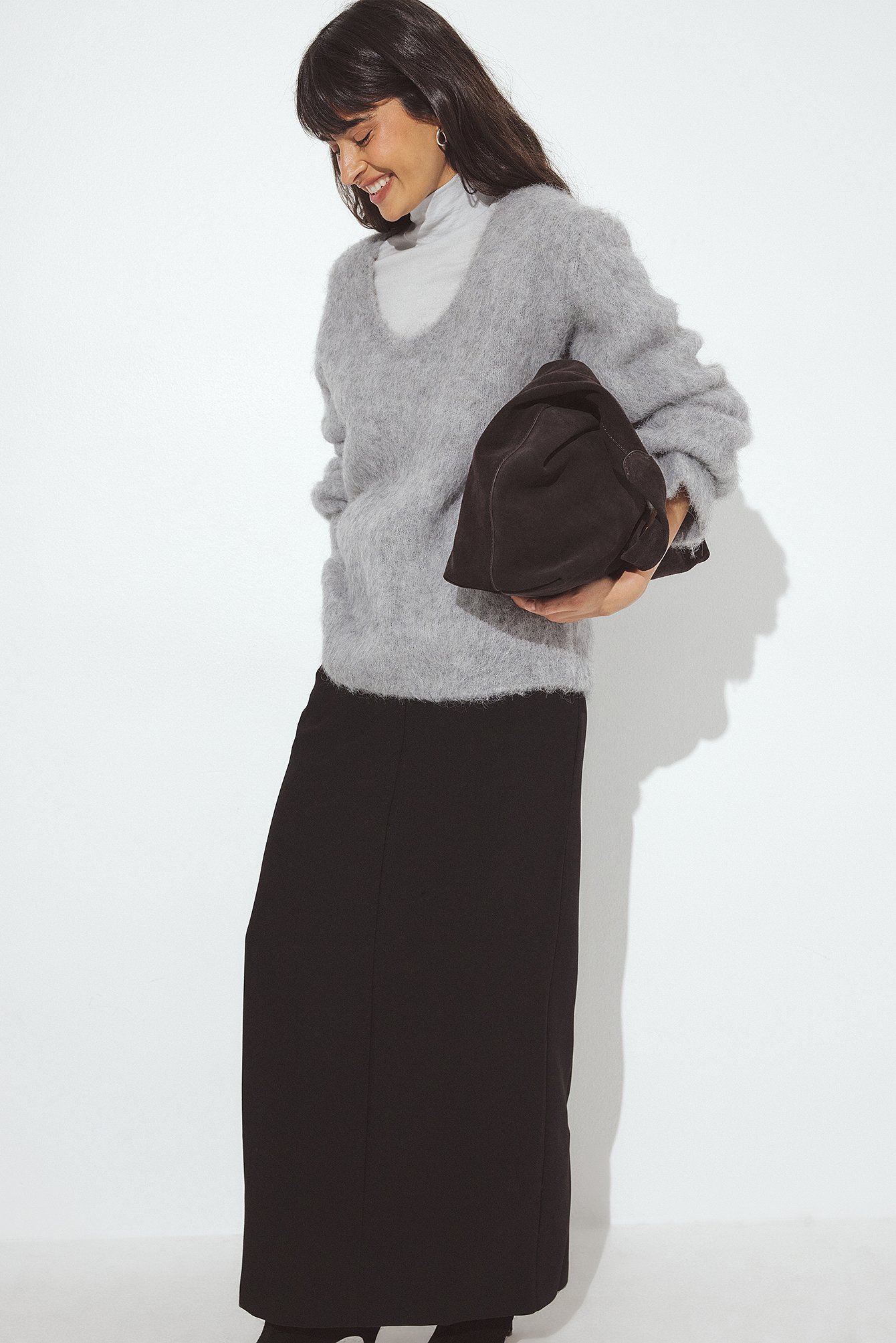 NA-KD Op maat gemaakte maxirok - Maxi-rokken - Zwart - EU 34 - NA-KD / NAKD