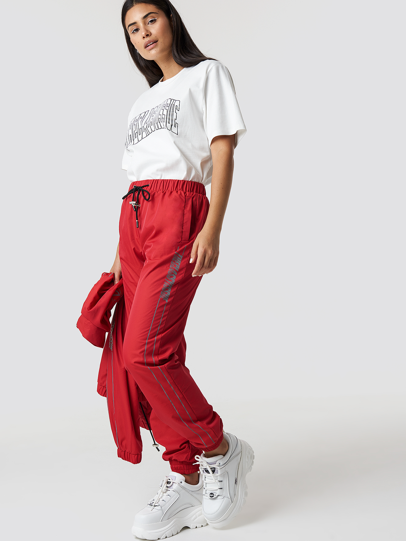 The Classy Track Pants Red