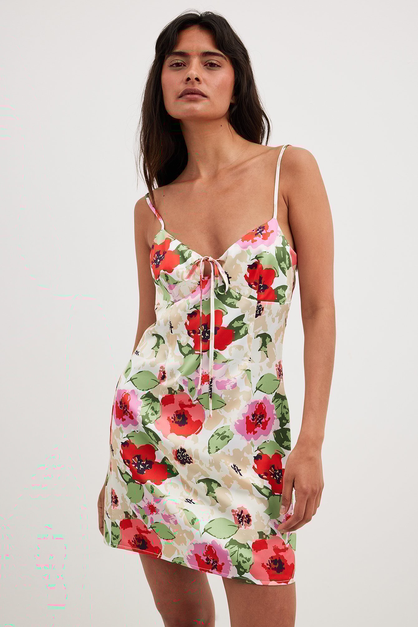 Thin Strap Mini Dress Flower NA KD thin-strap-mini-dress-flower-na-kd