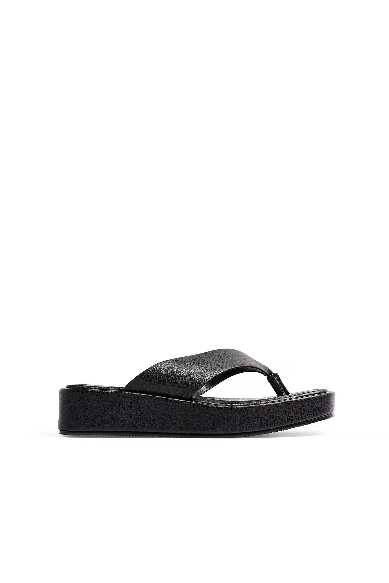 Toe Strap Flatform Slippers Black NA-KD - Main Image