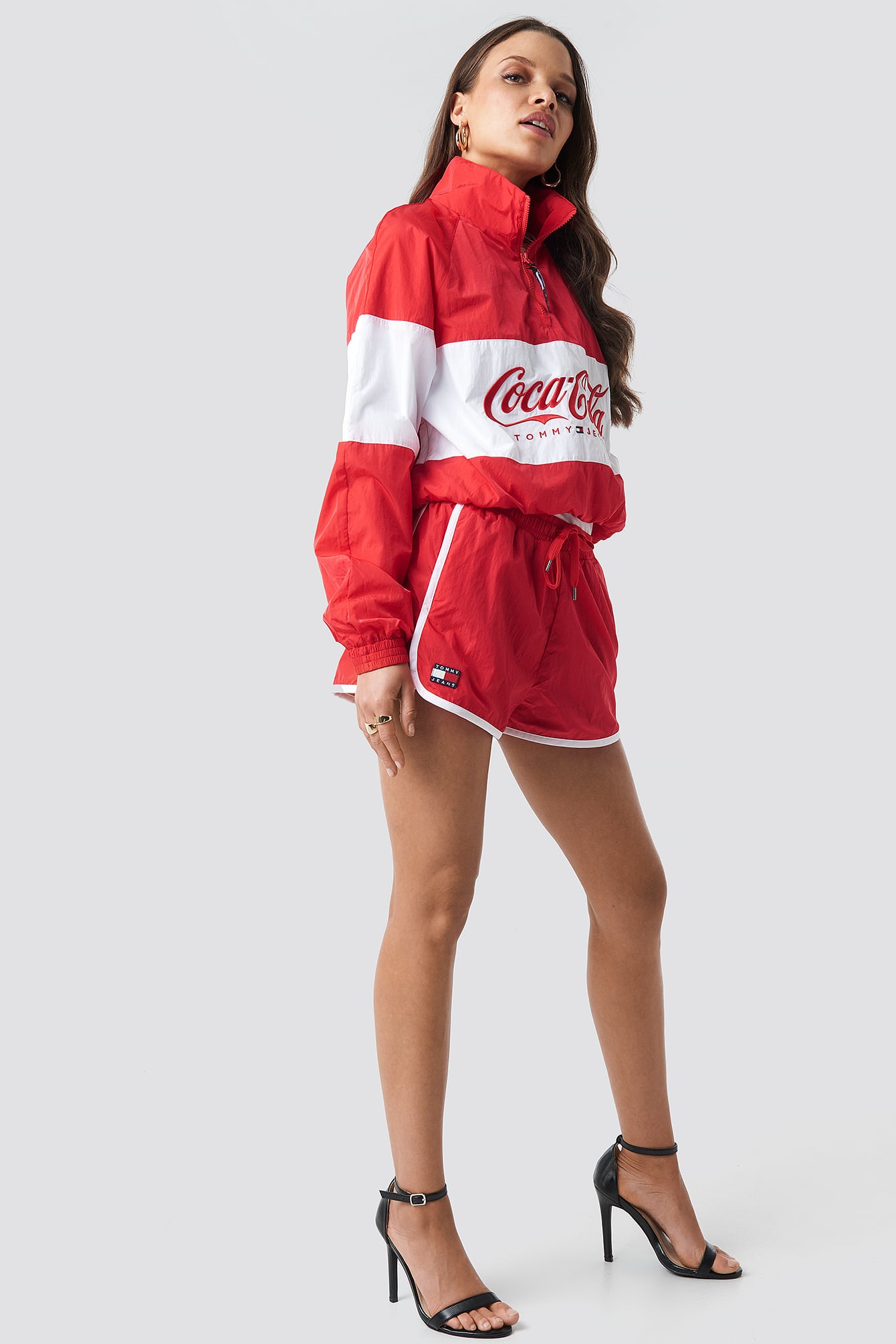 Tommy x Coca Cola Jacket Red | na-kd.com