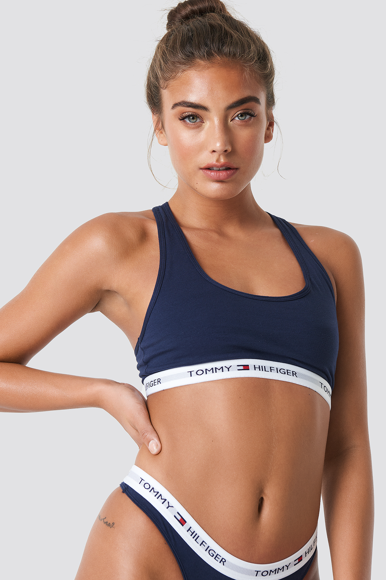 Cotton Iconic Bra Navy Blazer