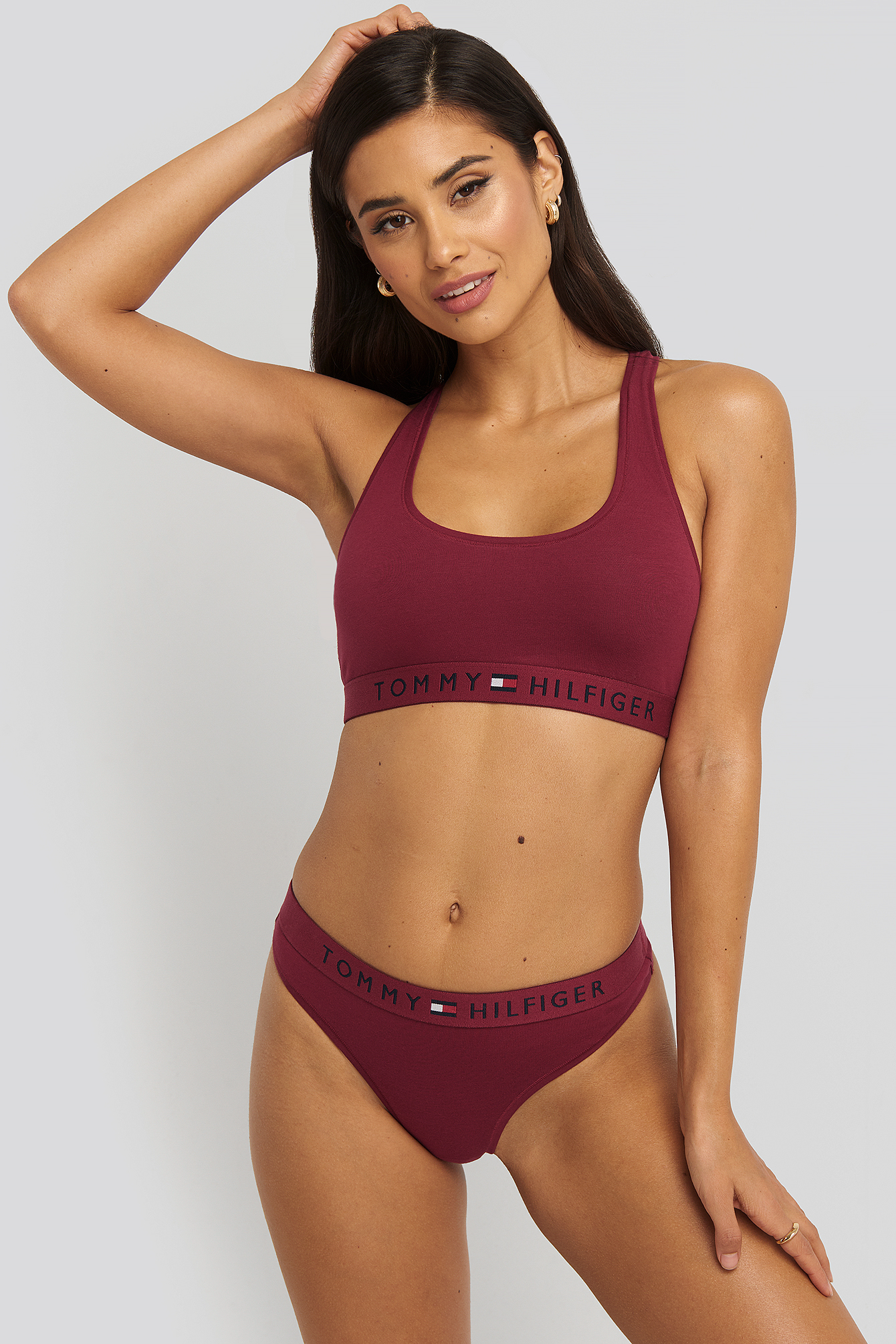 Flag Logo Thong Rhubarb