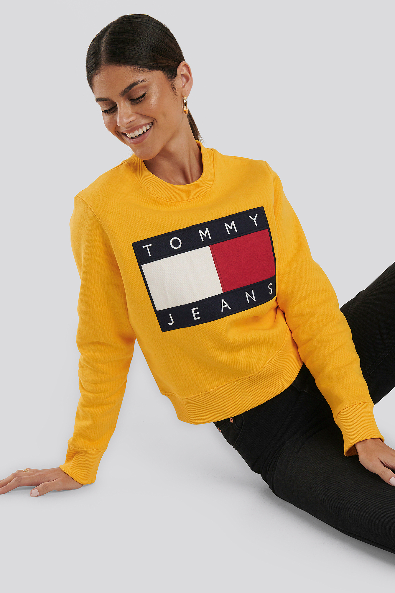 Tommy Flag Crew Yellow