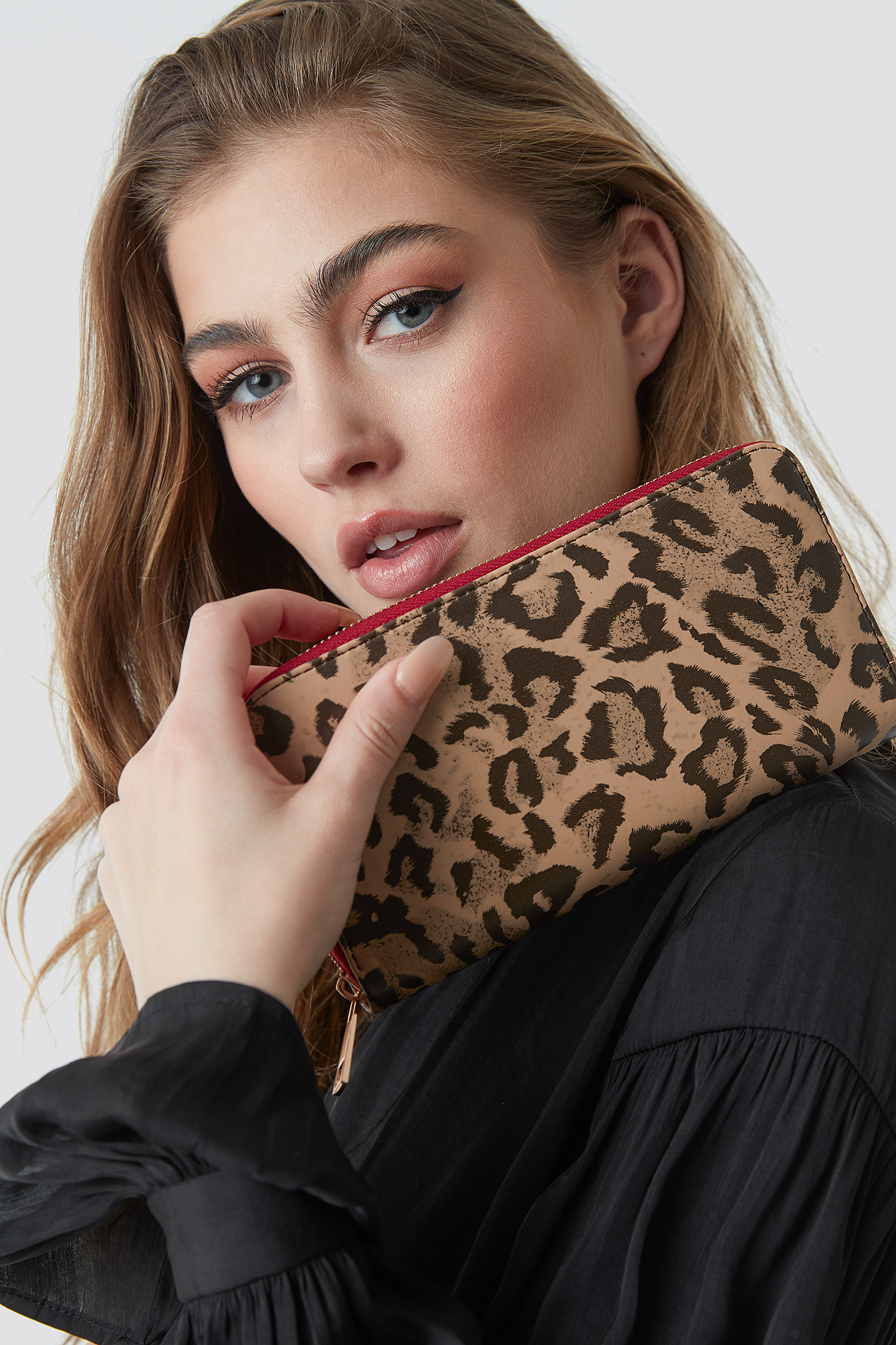 Animal Pattern Wallet Camel