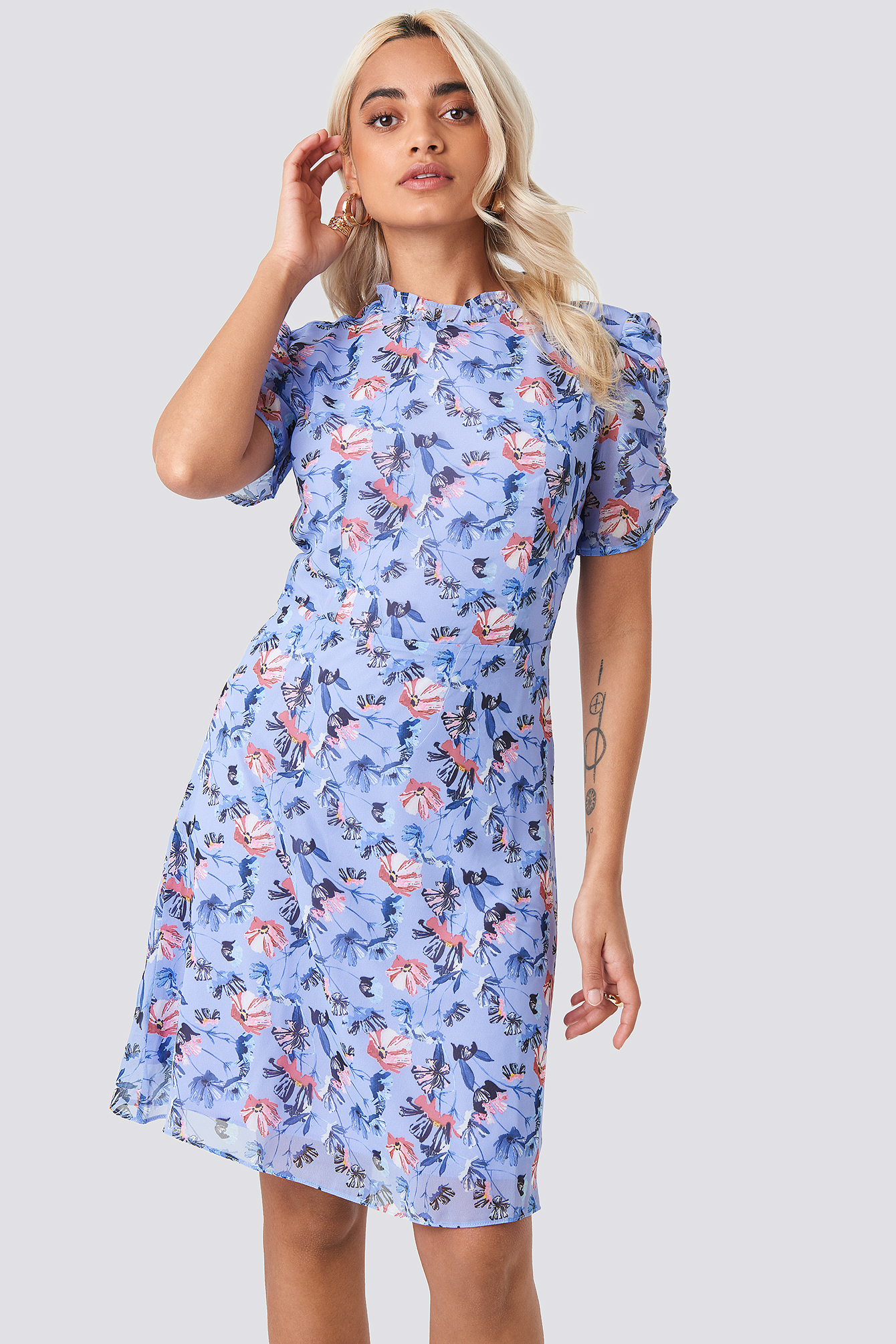 floral patterned dress