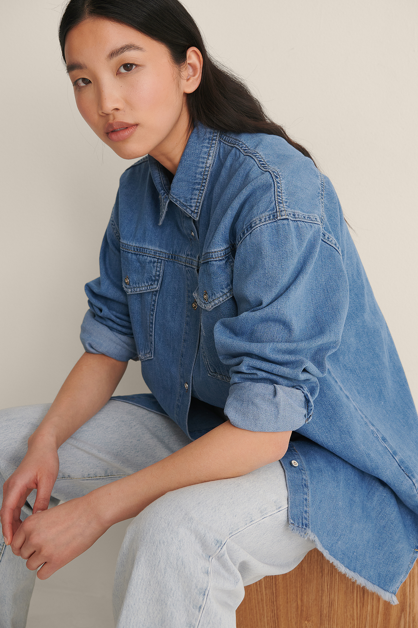 Milla Jeans Jacket Blu | na-kd.com