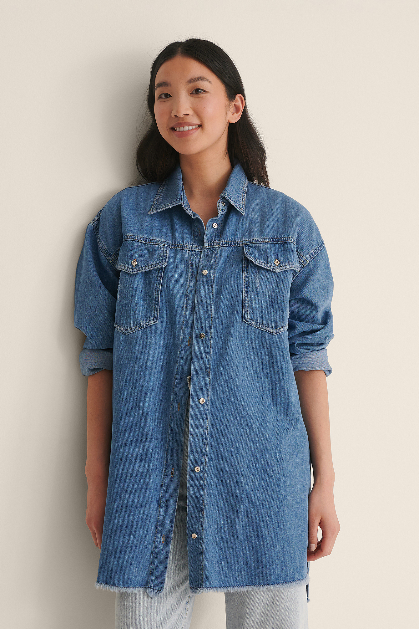 Milla Jeans Jacket Blu | na-kd.com