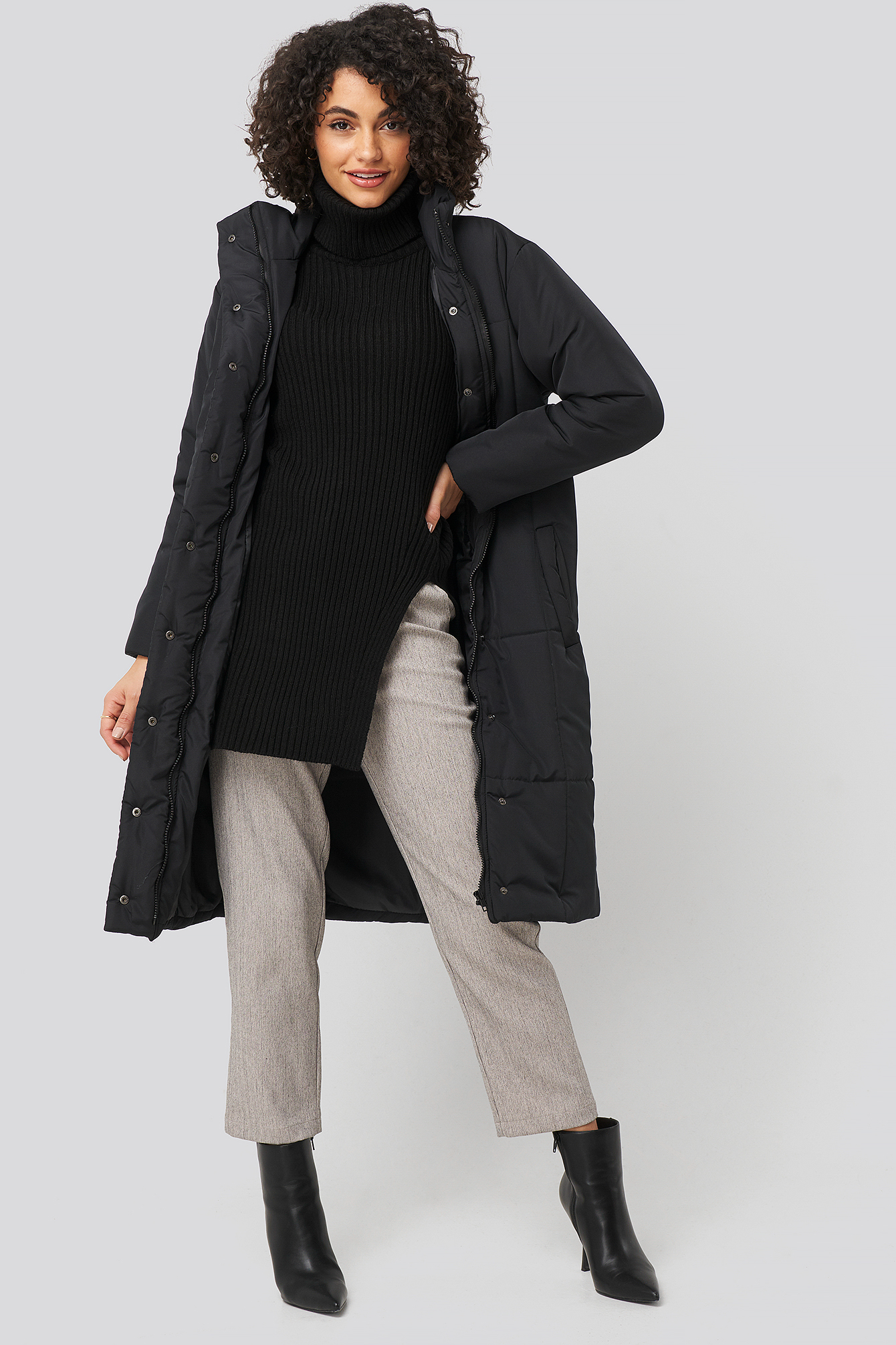 Padded Long Jacket
