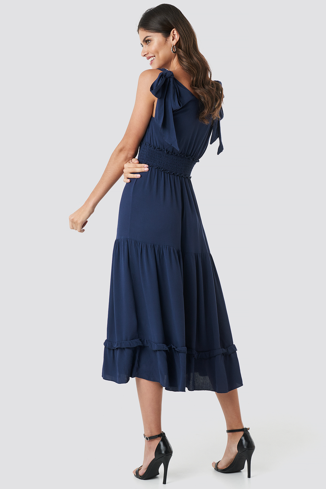 Petticoat Maxi Dress Navy
