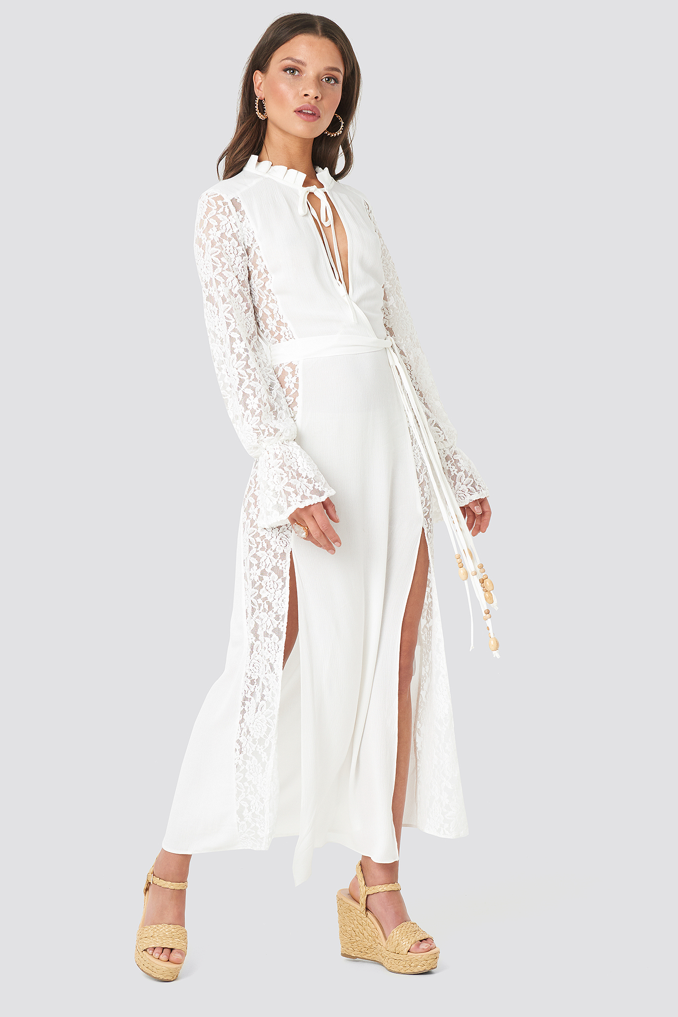 Tulum Long Dress Ecru