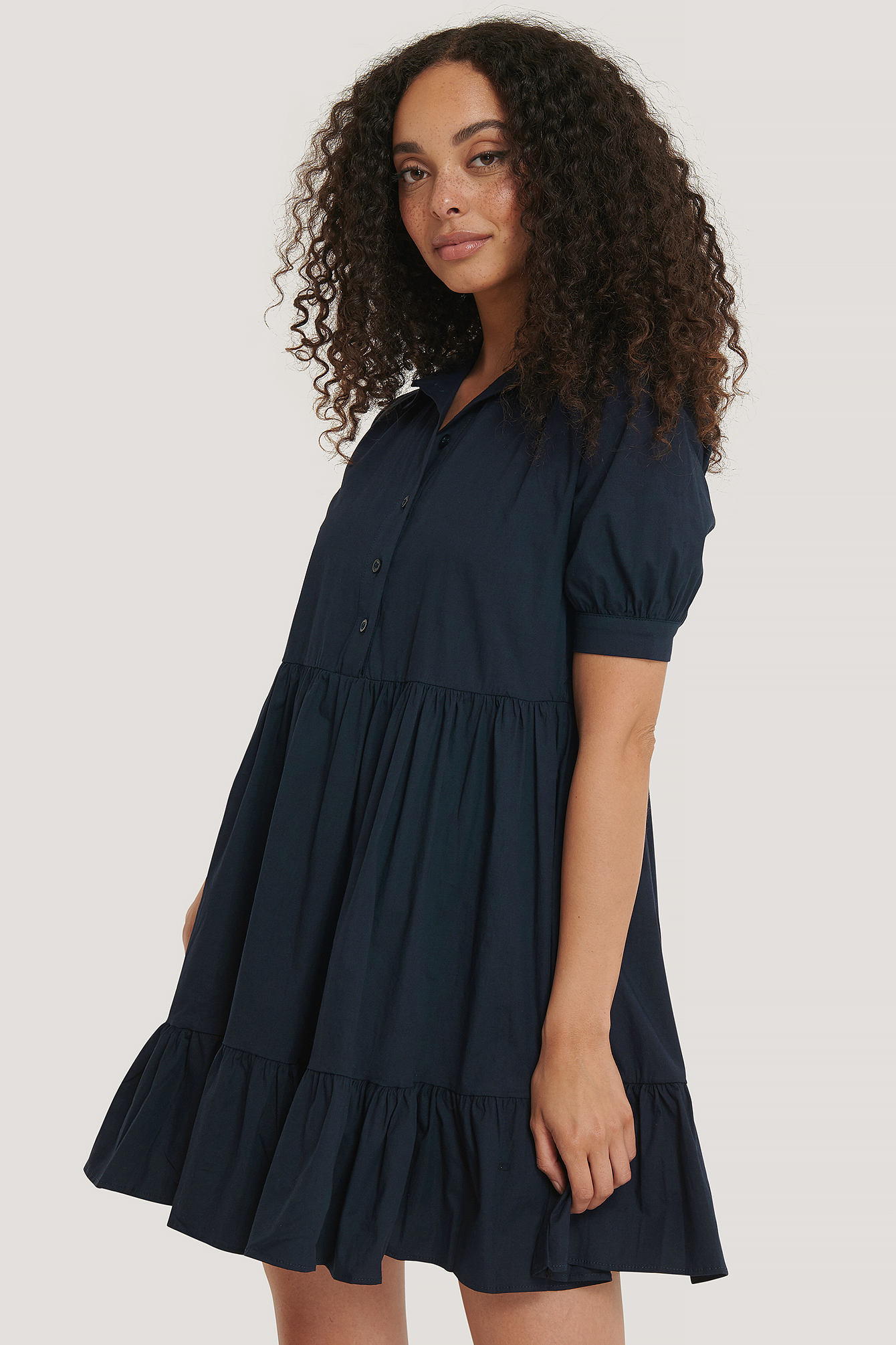 poplin mini dress