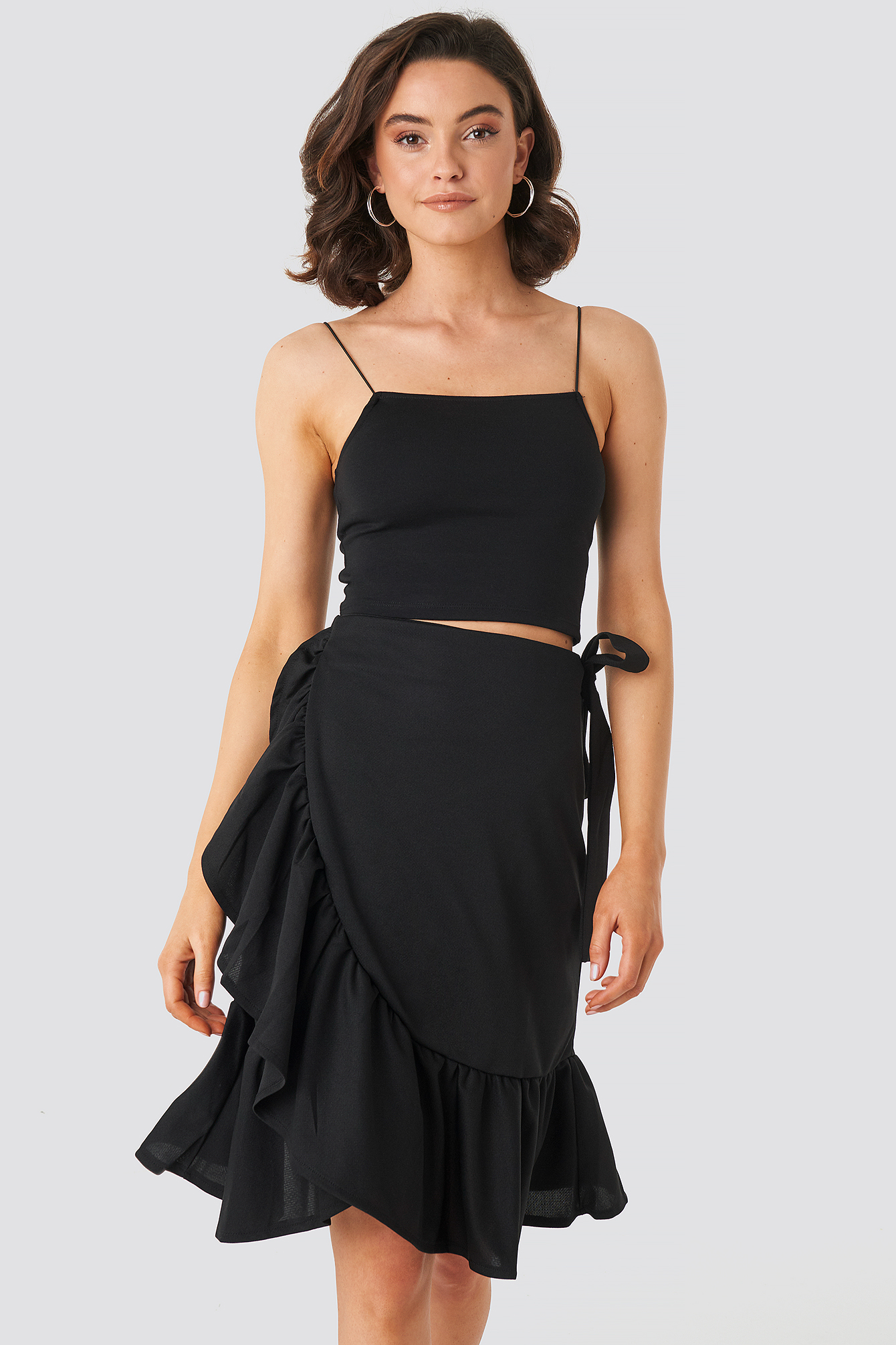 Yol Midi Skirt Black