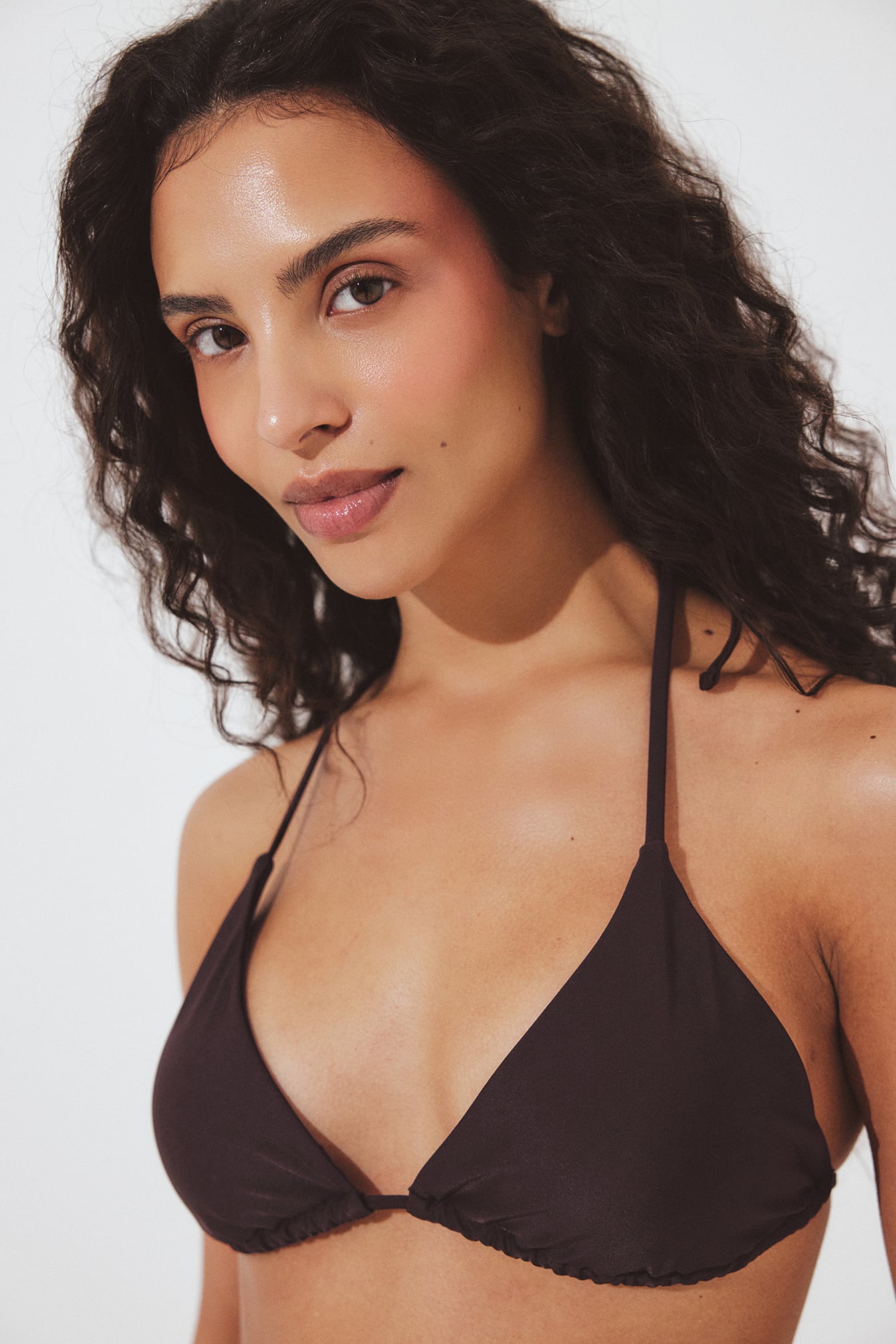Triangel bikinitop - Bikini's - Bruin - XS - NA-KD / NAKD