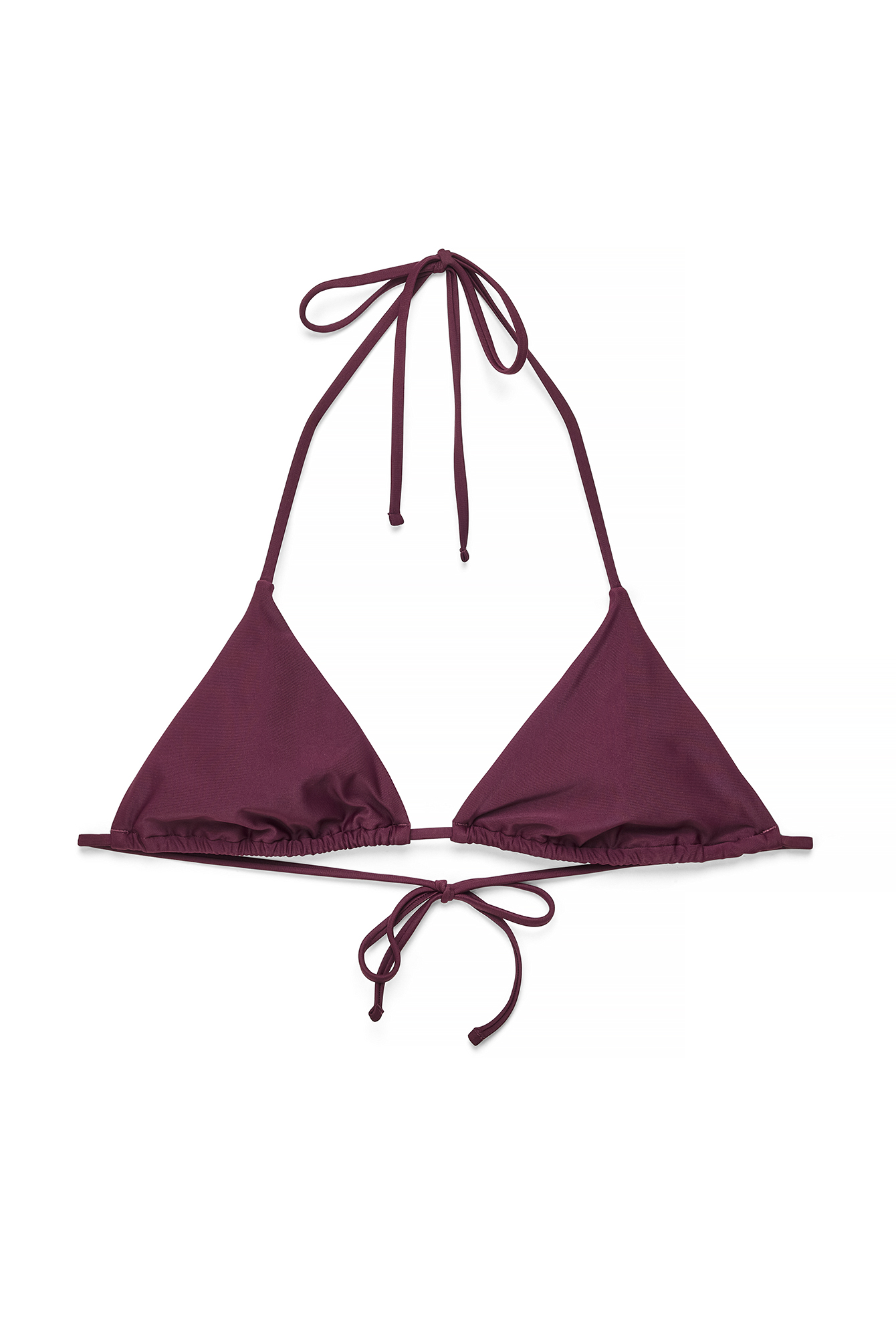 Triangle bikini top