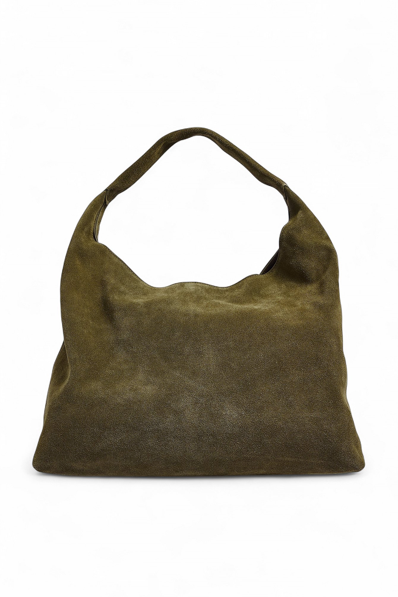 Premium Selection Triangle Suede Tote Bag - Bags - Green - One Size - NA-KD / NAKD