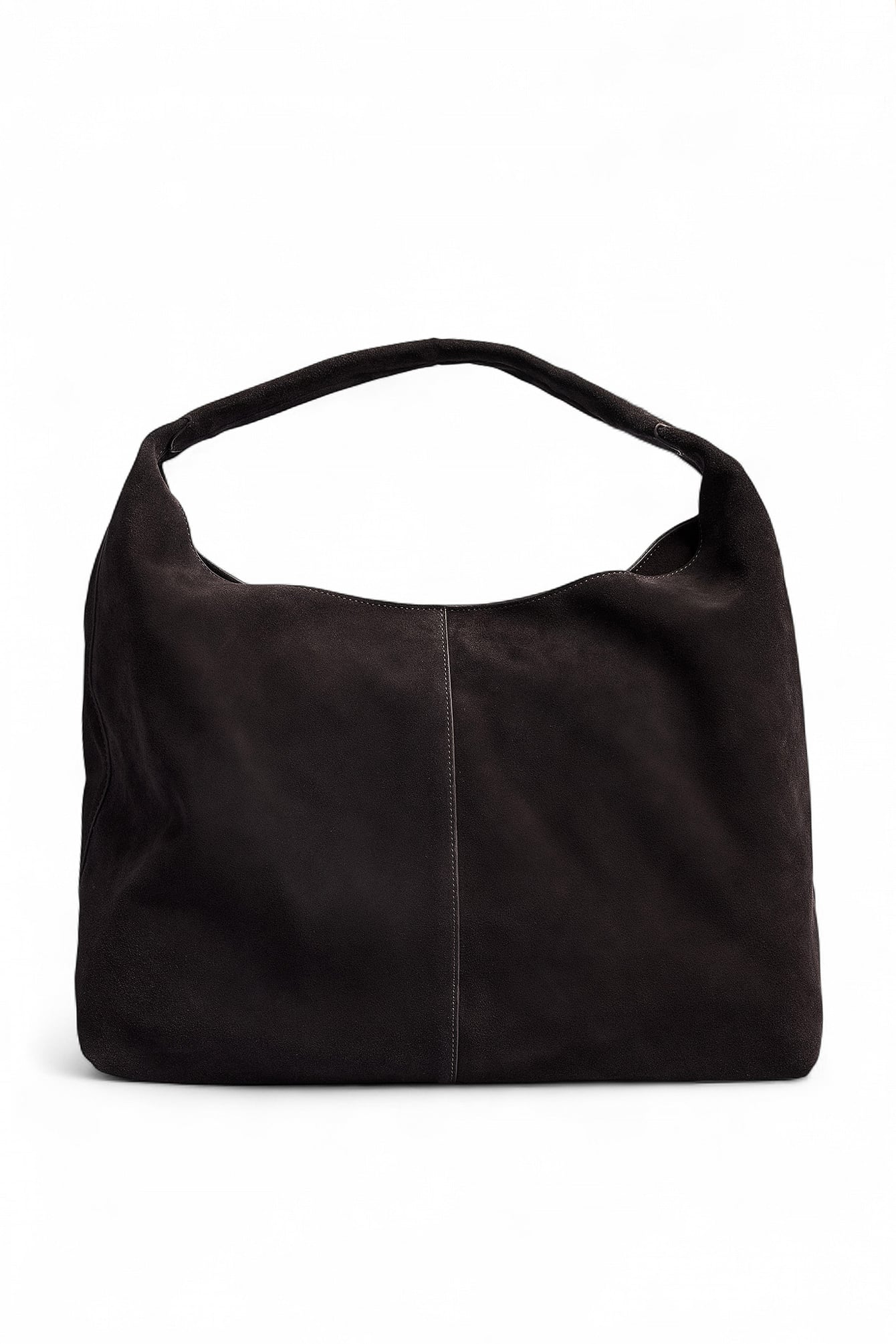 dreieckige Wildleder-Tote Bag Braun | NA-KD