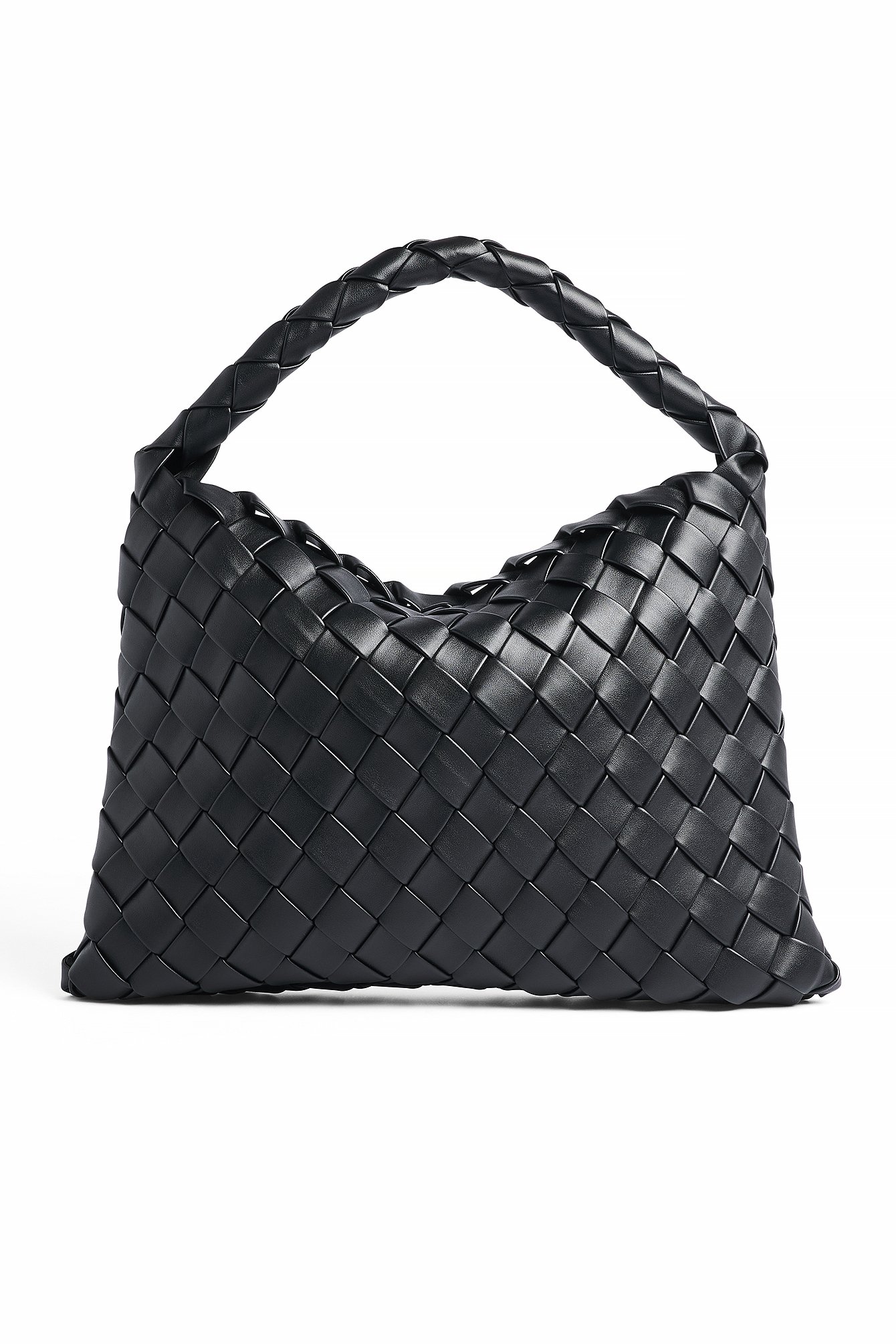 Triangular Woven Tote Bag Schwarz NA-KD1