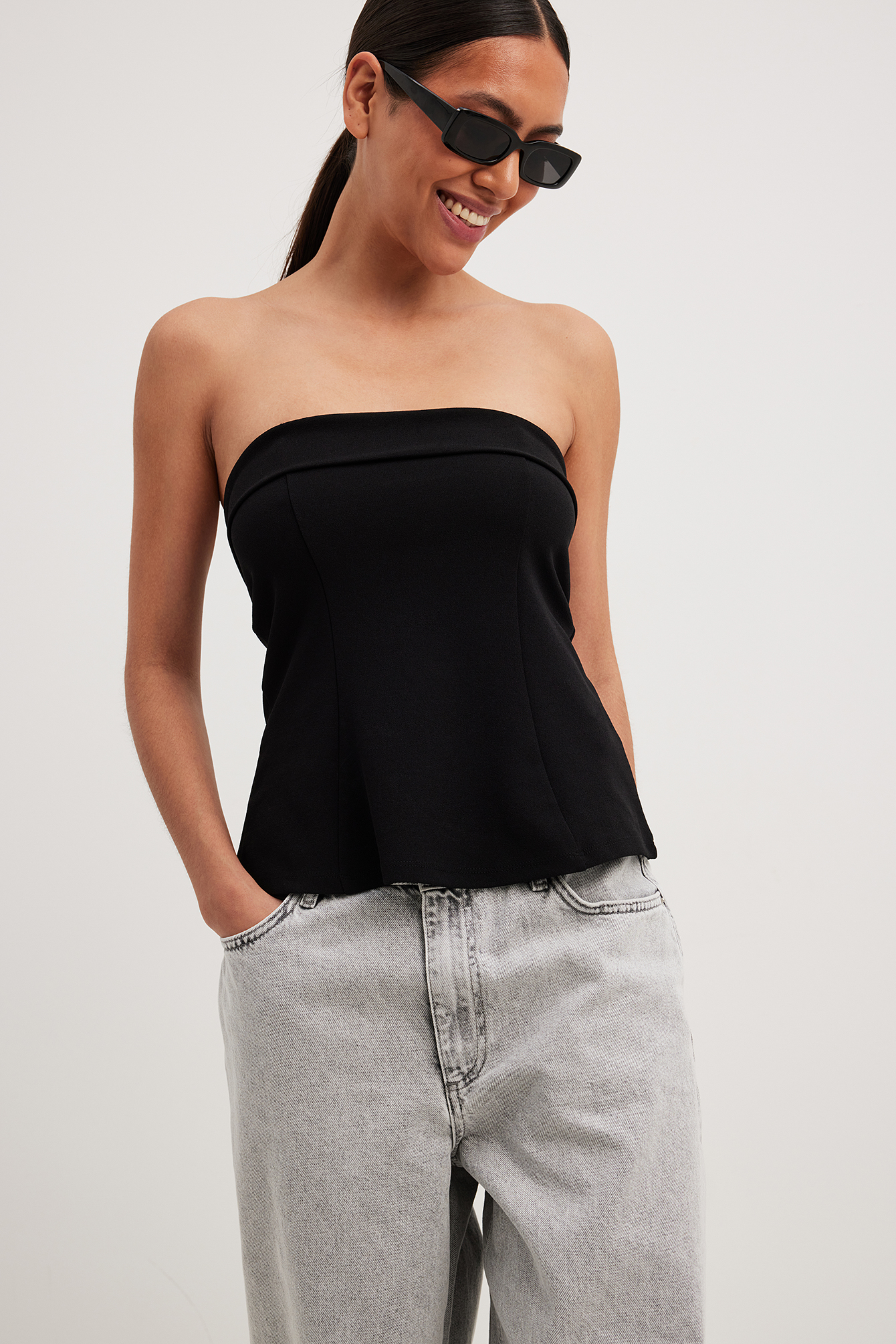 Convertible Multi Wrap Jersey Tube Top