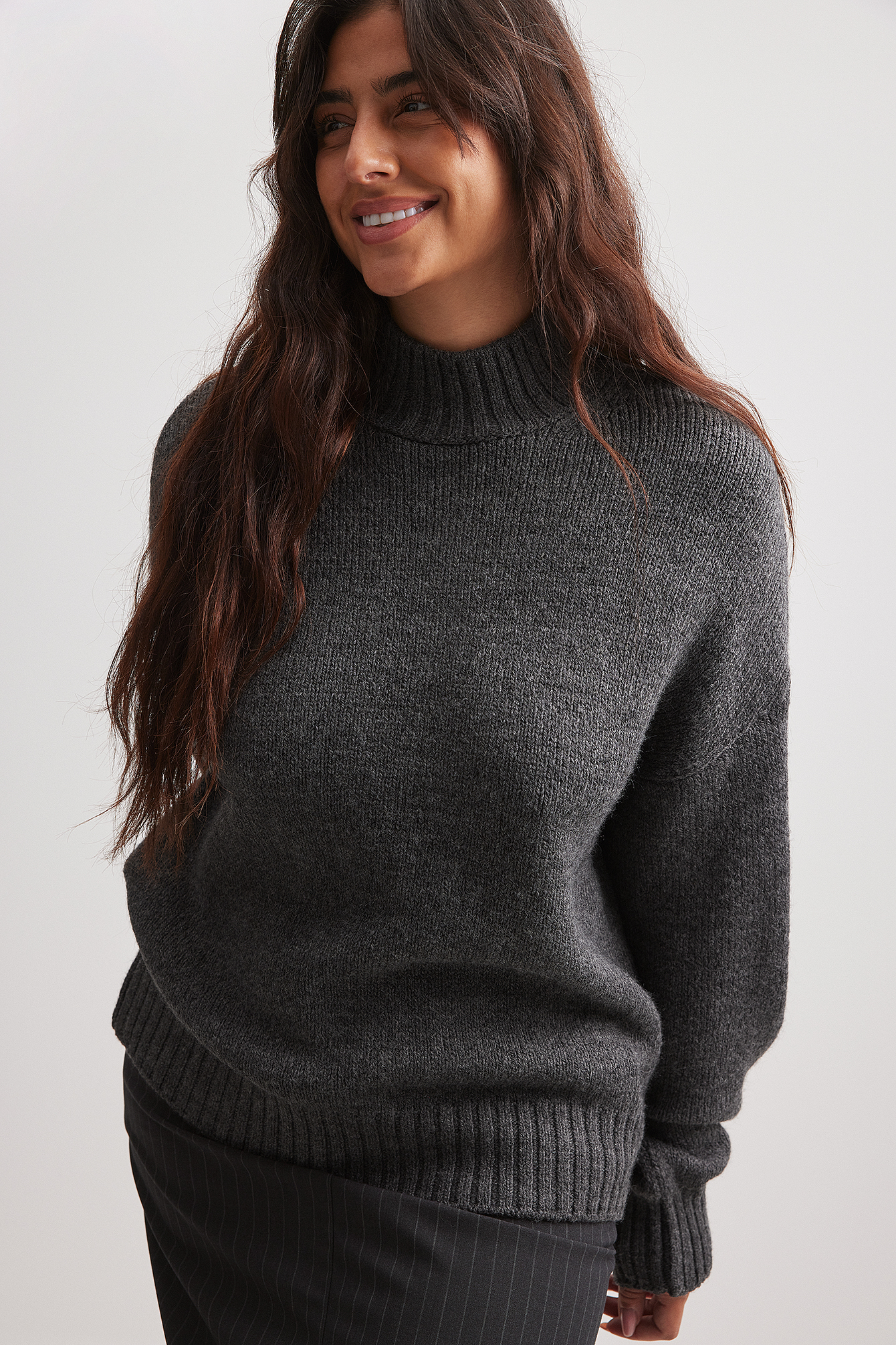 Knitted turtleneck sweater