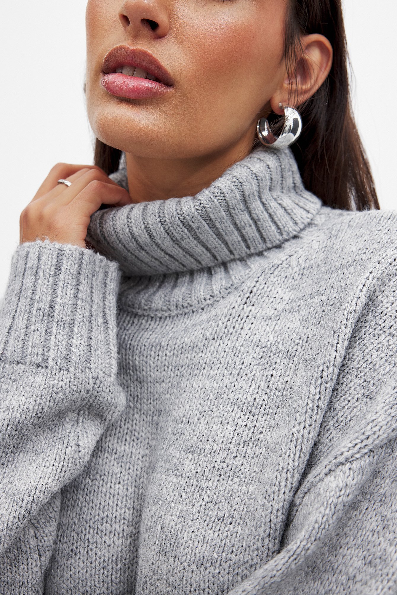 Turtleneck knitted sweater