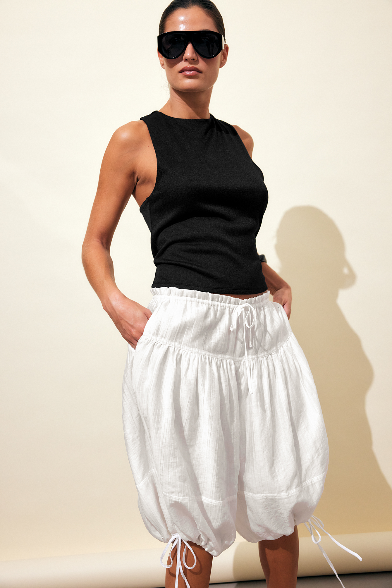 Twist Back Top - Knitted Tops - Black - XS - NA-KD / NAKD
