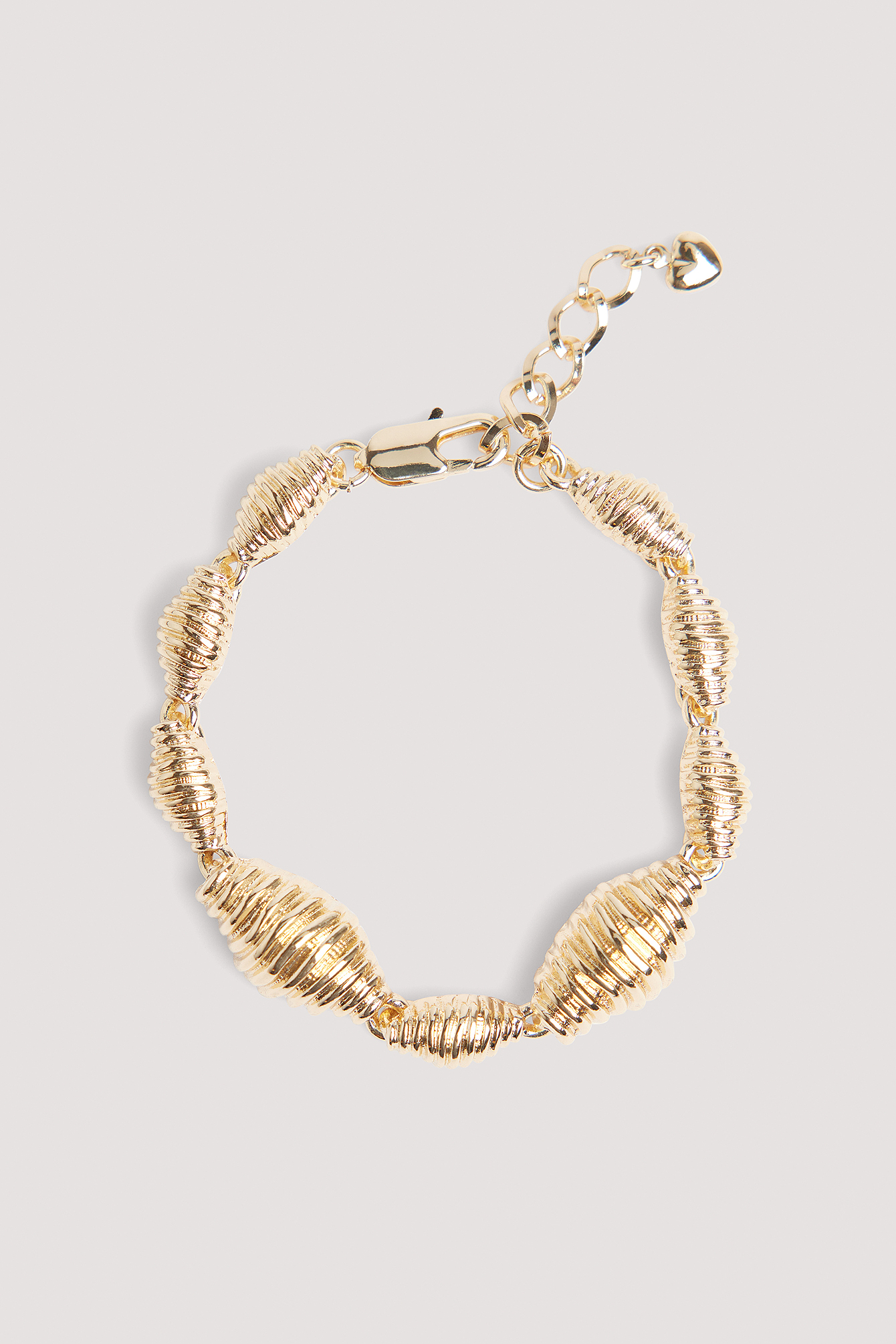 TROPICAL TWIST BRACELET, GOLD METALLIC