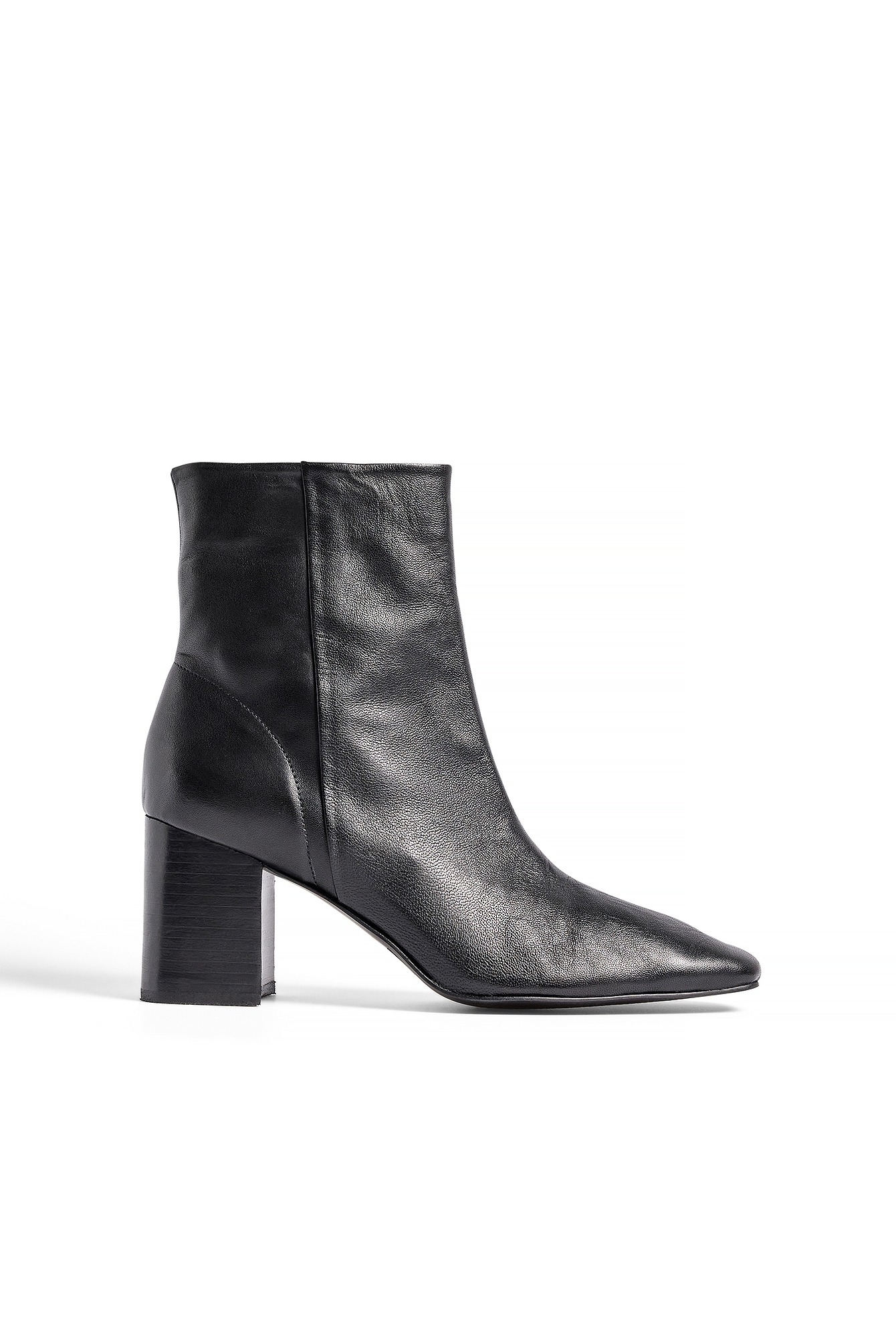 Premium Selection Ofodrade ankelboots i läder - Boots - Svart - EU 36 - NA-KD / NAKD